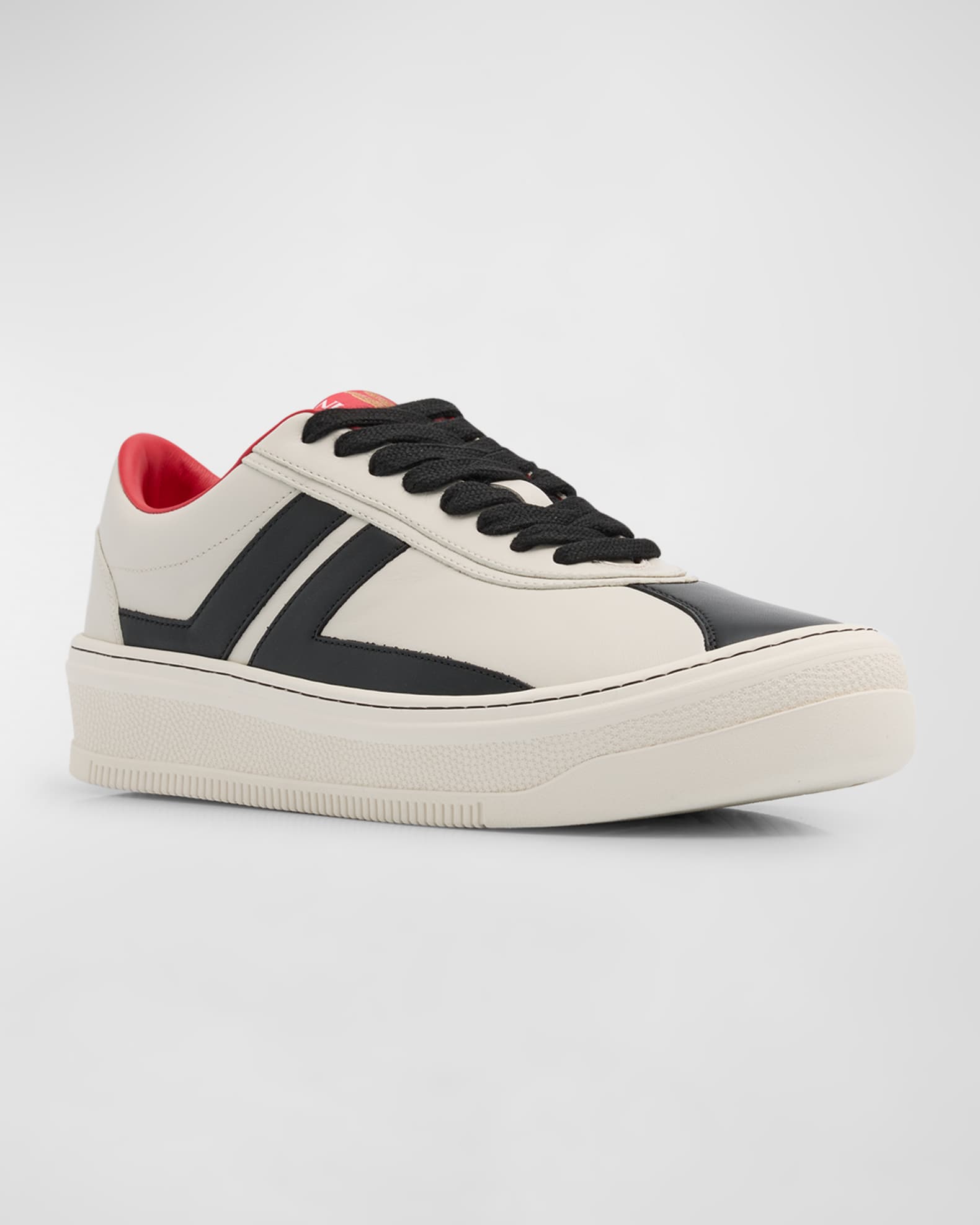 LANVIN X Future Cash Low Top Leather Sneakers