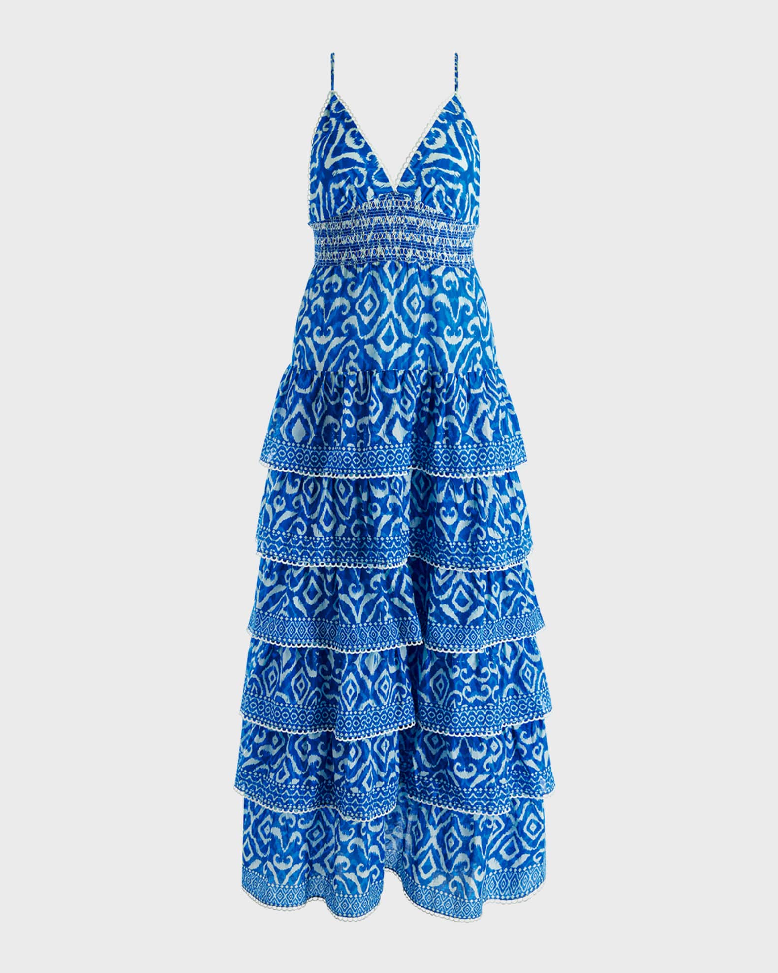 Alice + Olivia Imogene Tiered Maxi Dress