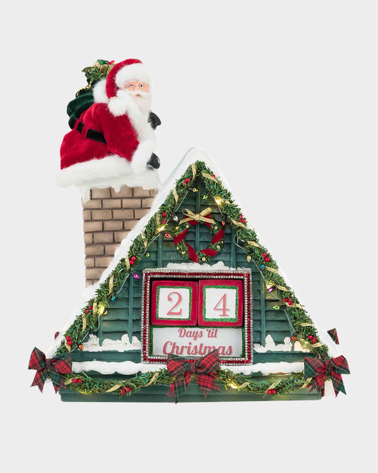 Santa in Chimney Christmas Countdown 0