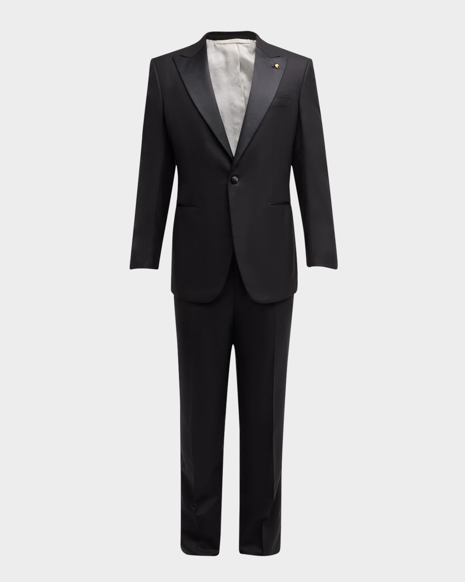 Men's One-Button Wool Tuxedo  0