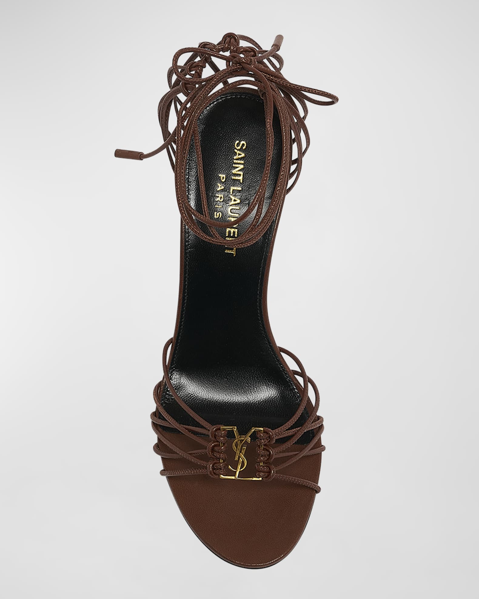 Ysl brown sandals online