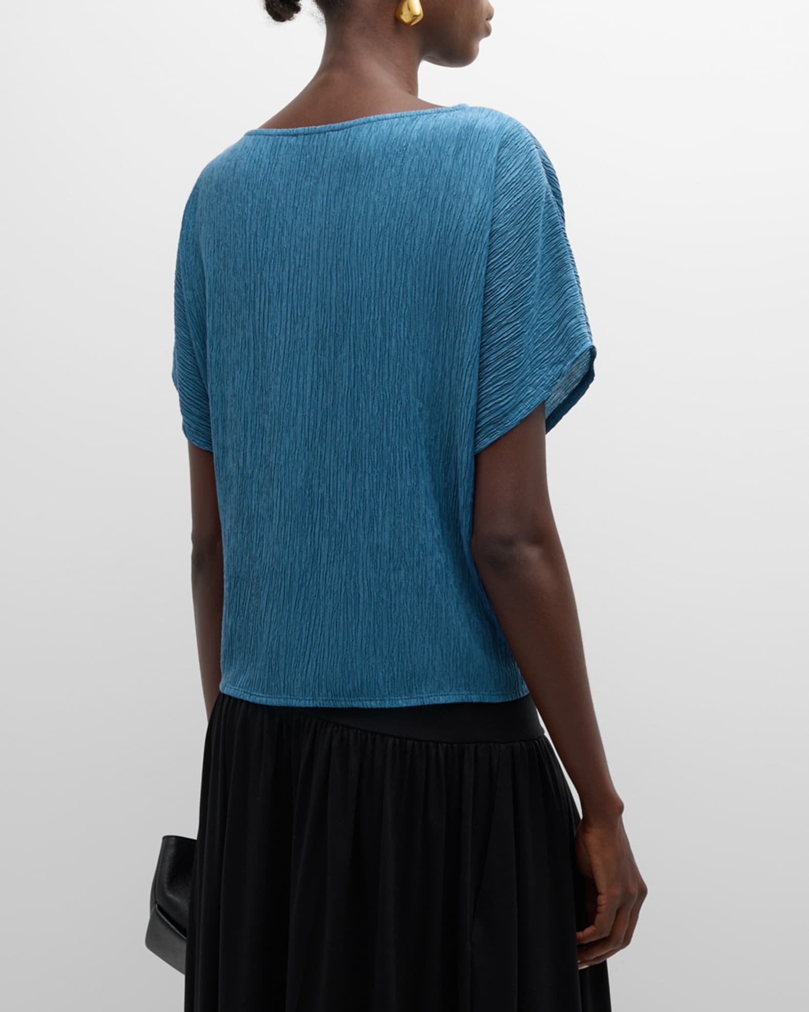 Eileen fisher bateau neck top clearance