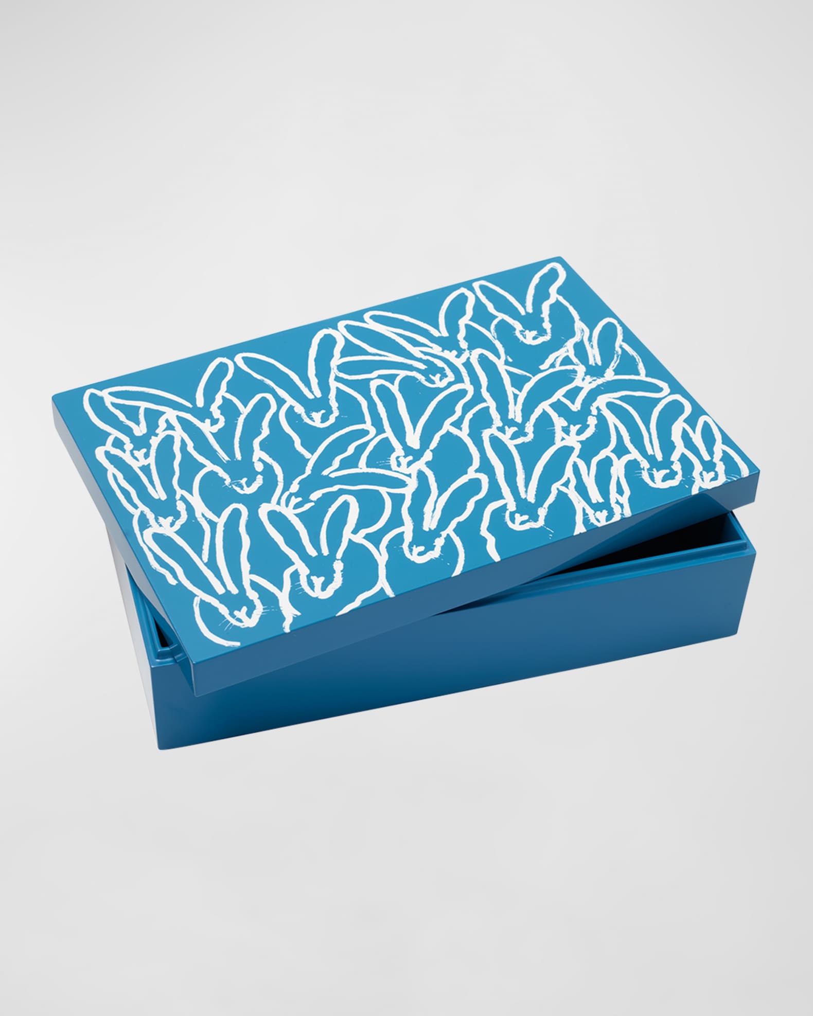 Hunt Slonem French Blue Hutch Easter Treasure Box Neiman Marcus