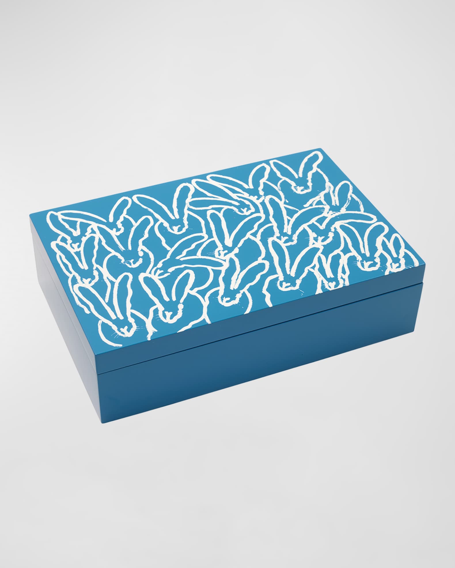Hunt Slonem French Blue Hutch Easter Treasure Box Neiman Marcus