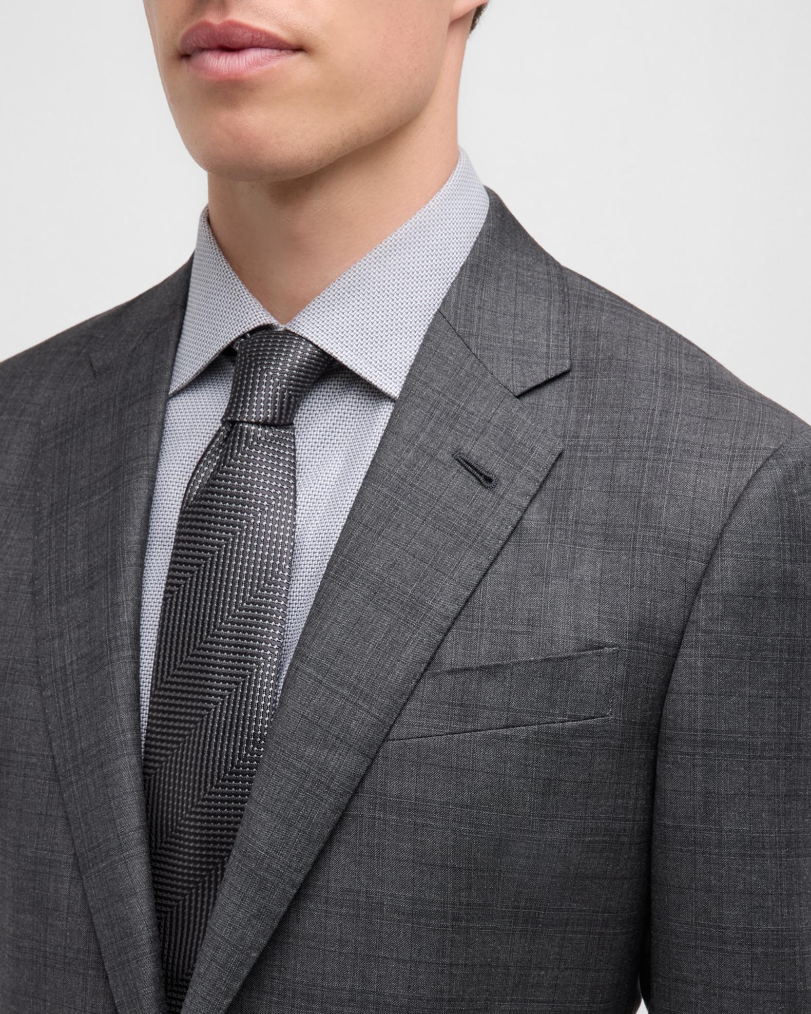 Giorgio Armani Men's Brushed Wool Plaid Classic Fit Suit | Neiman