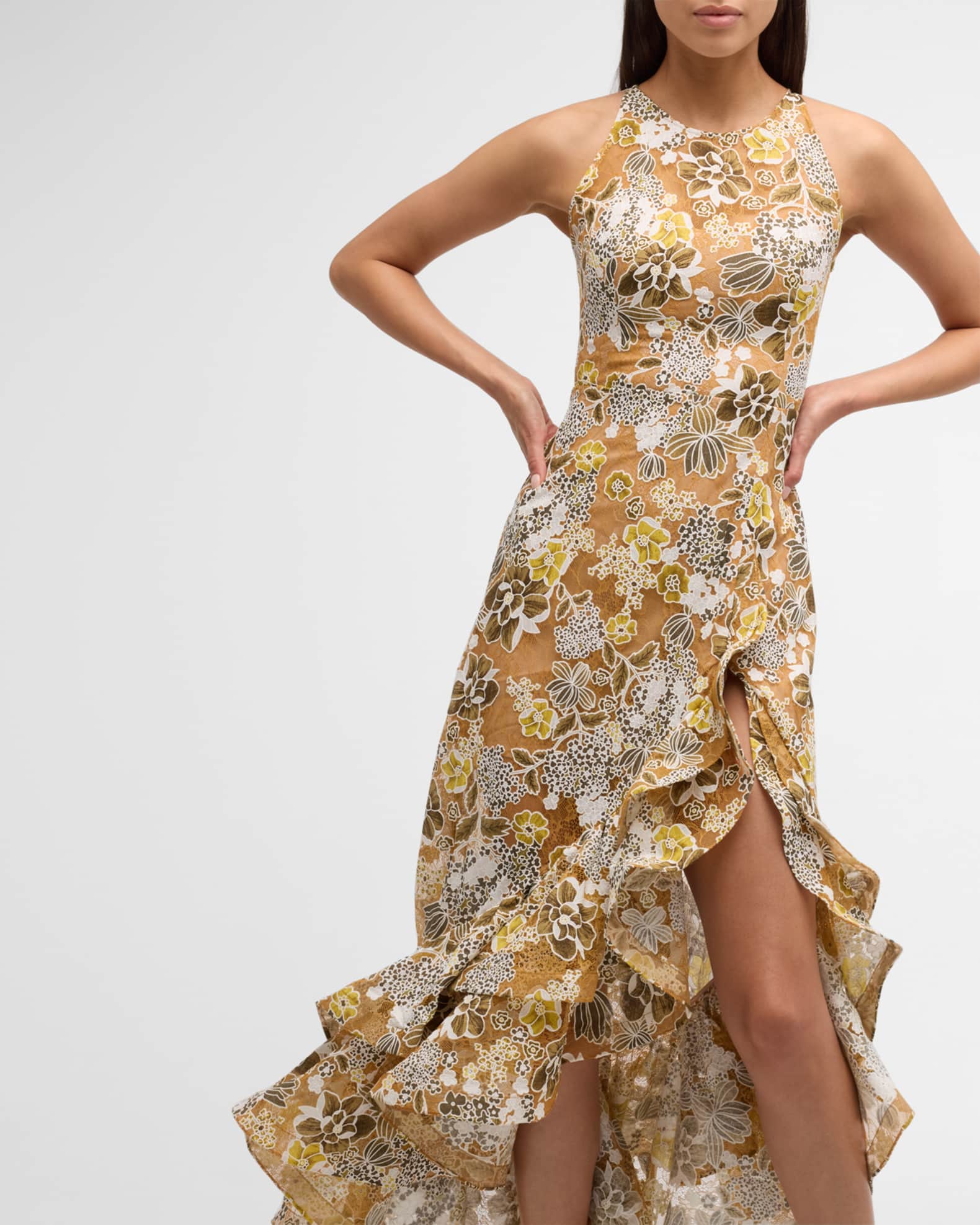 Bronx and banco sicilia ruffle dress cheap
