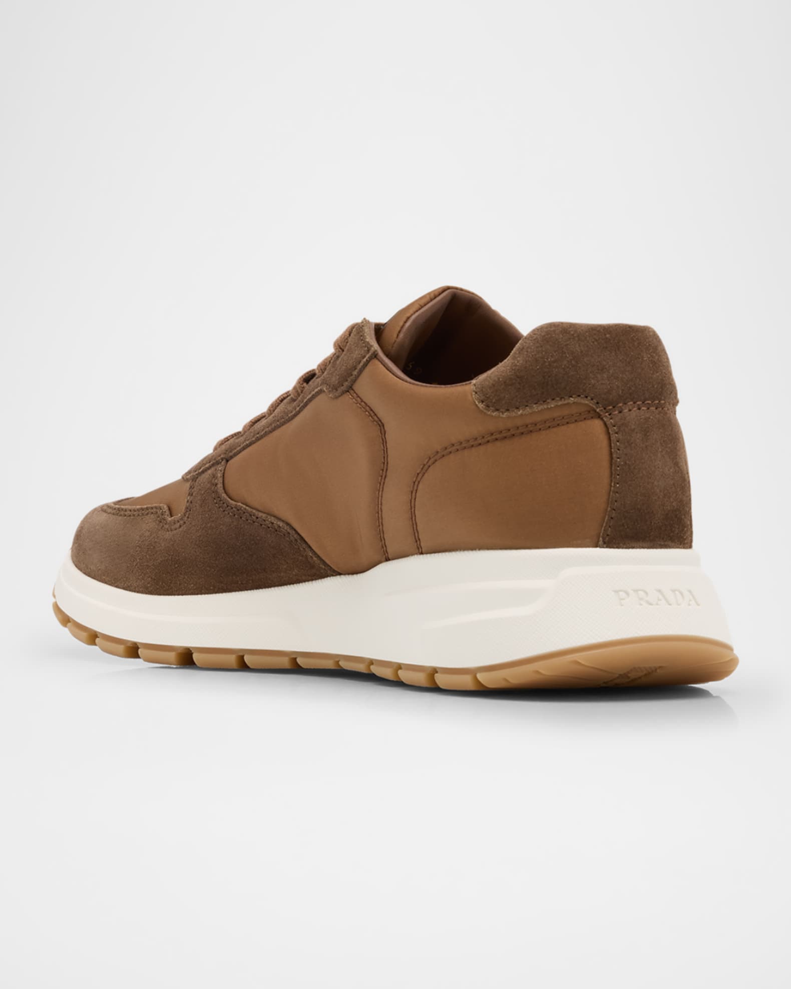 Men's Prax 01 Delave Suede and Re-Nylon Sneakers 1