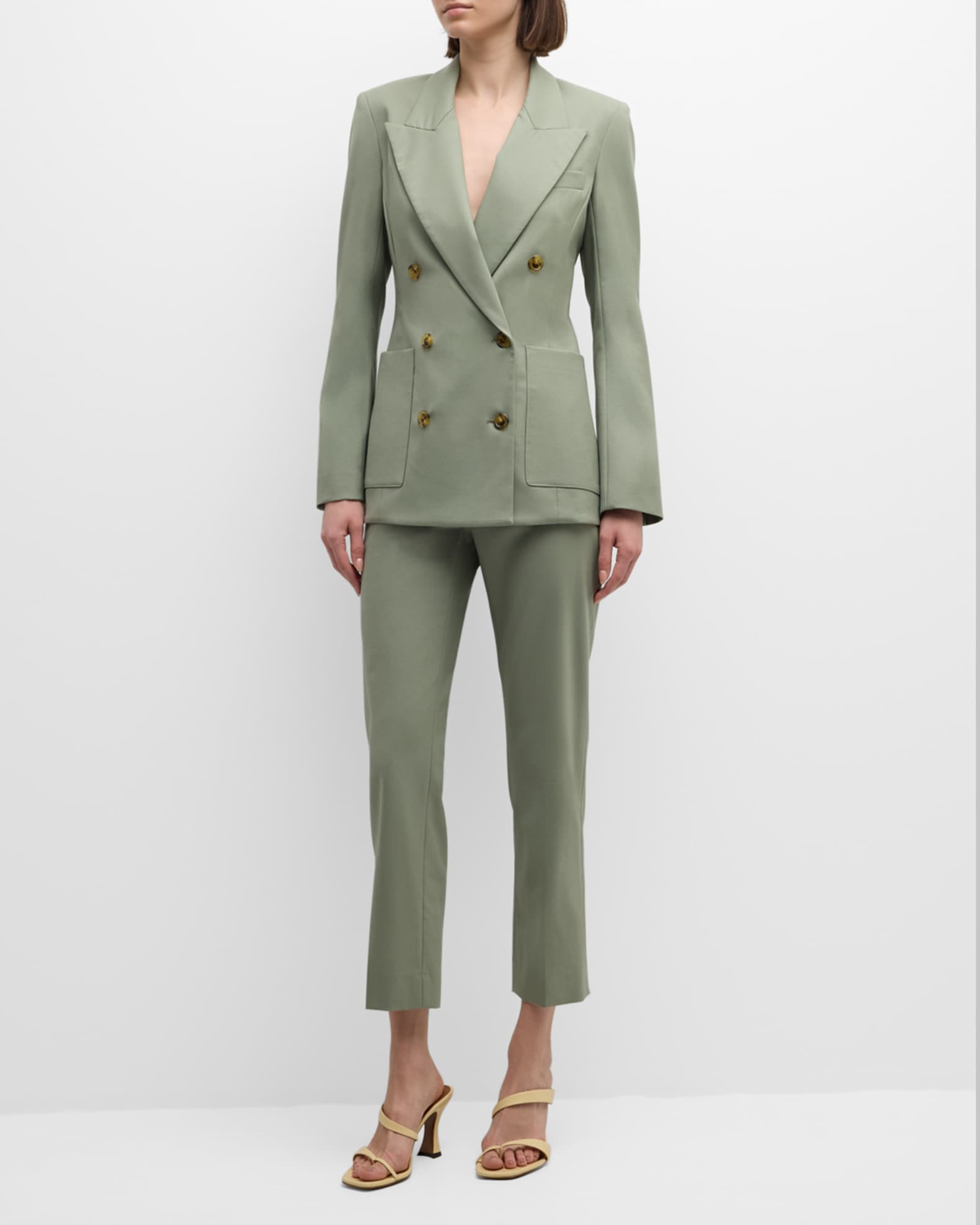 Chelsea Double-Breasted Seasonless Wool Blazer 1