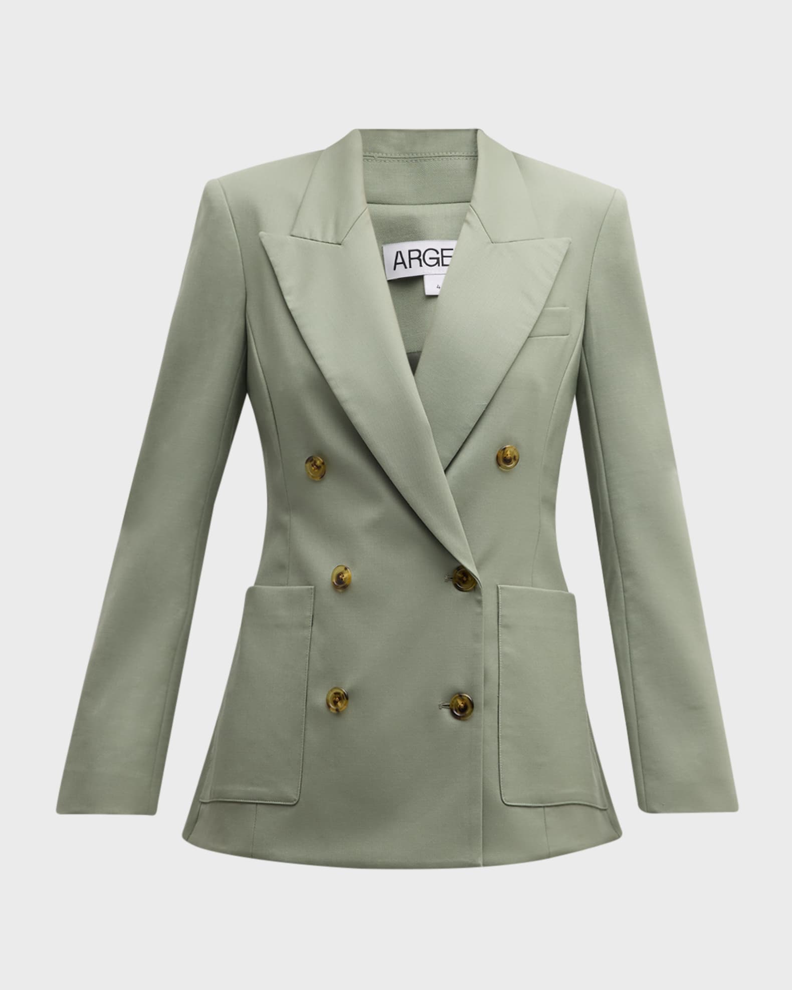 Chelsea Double-Breasted Seasonless Wool Blazer 0