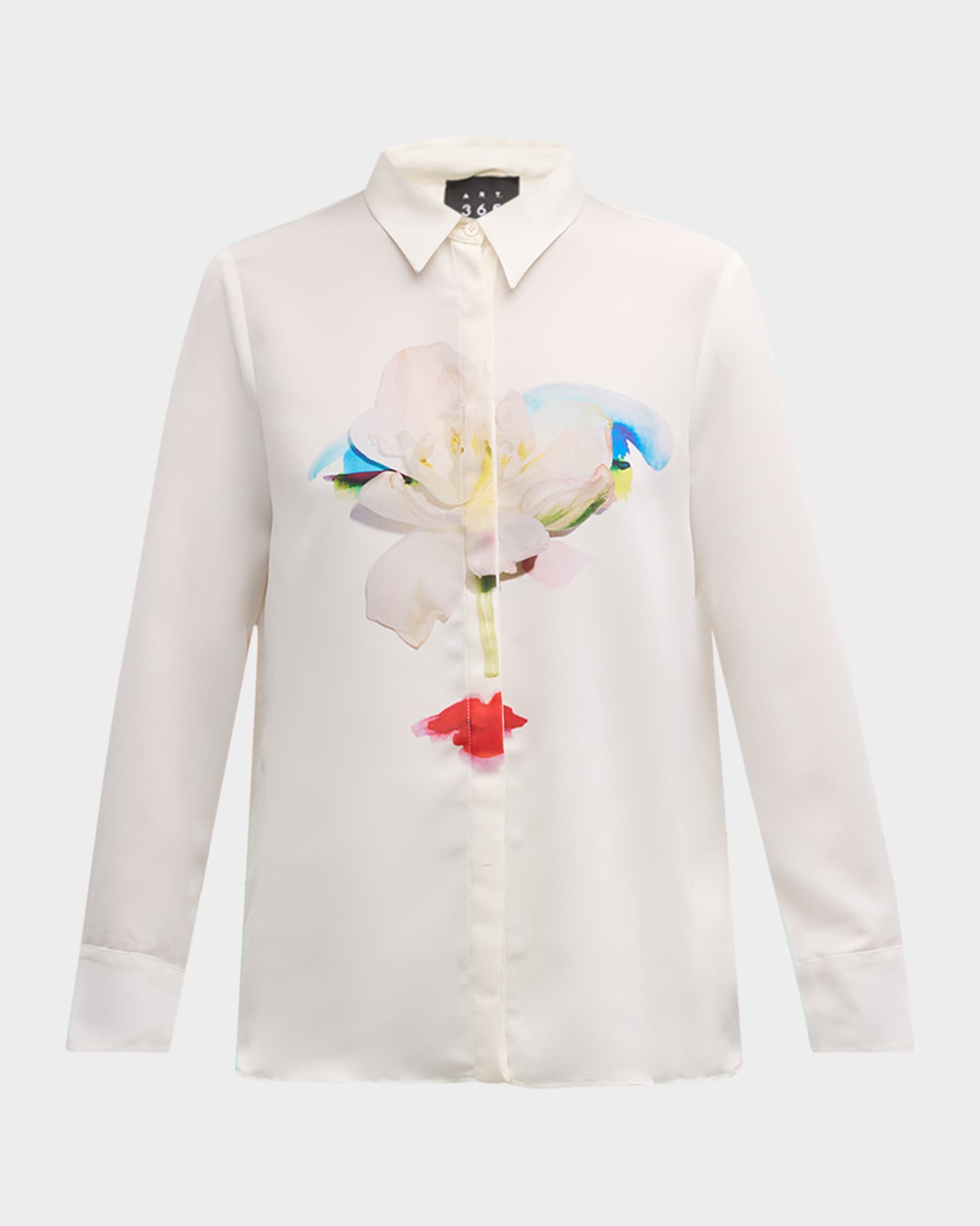 Marella Bali Floral-Print Button-Down Shirt