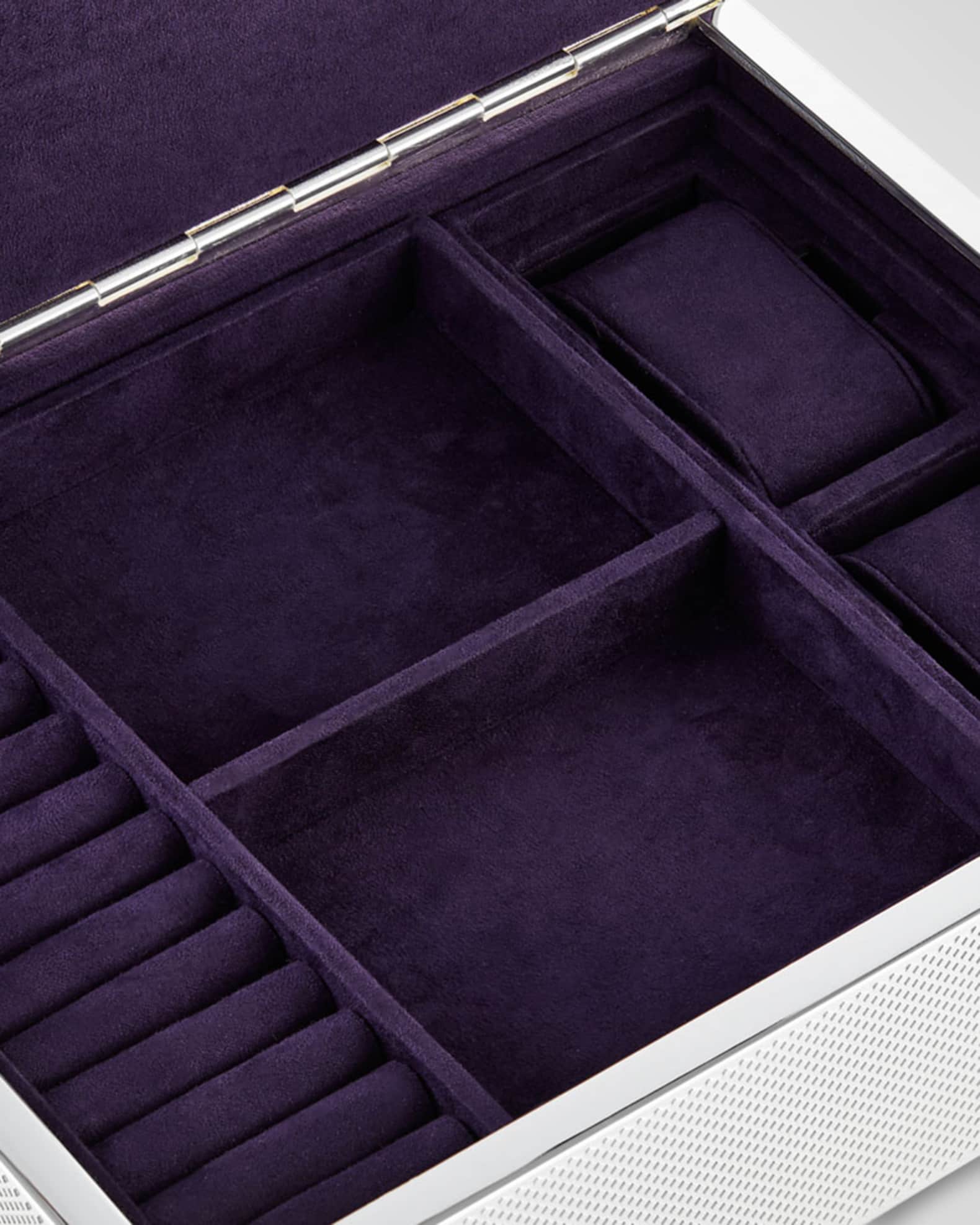 Silver Watch, Jewelry, and Legacy Box