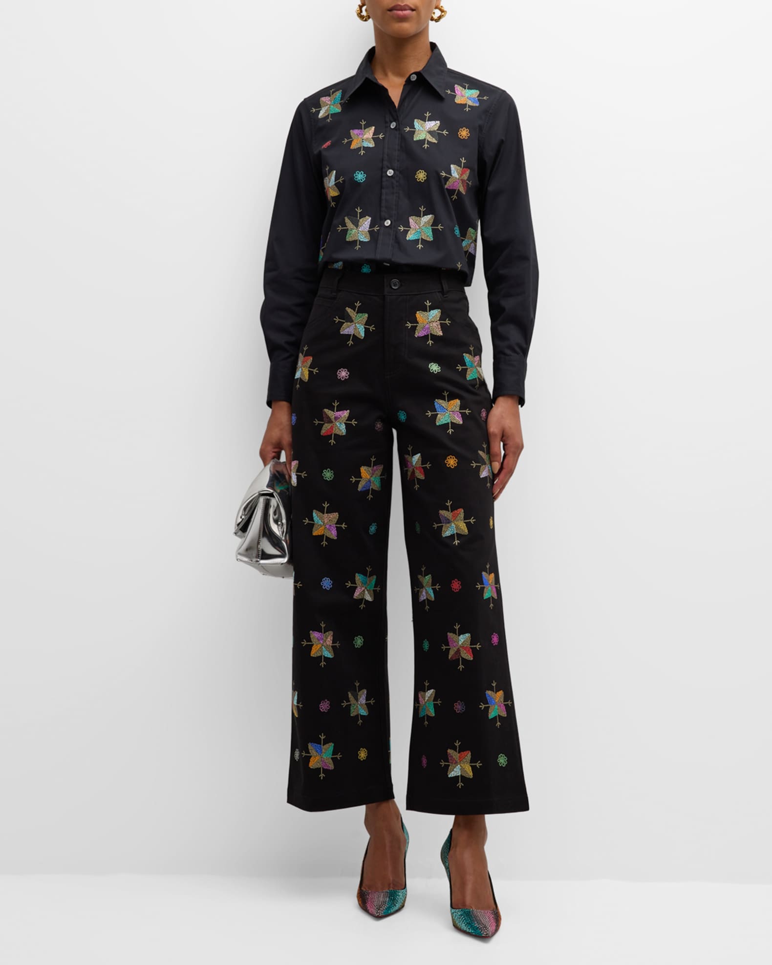 Atlas Mountains Embellished Classic Shirt 1
