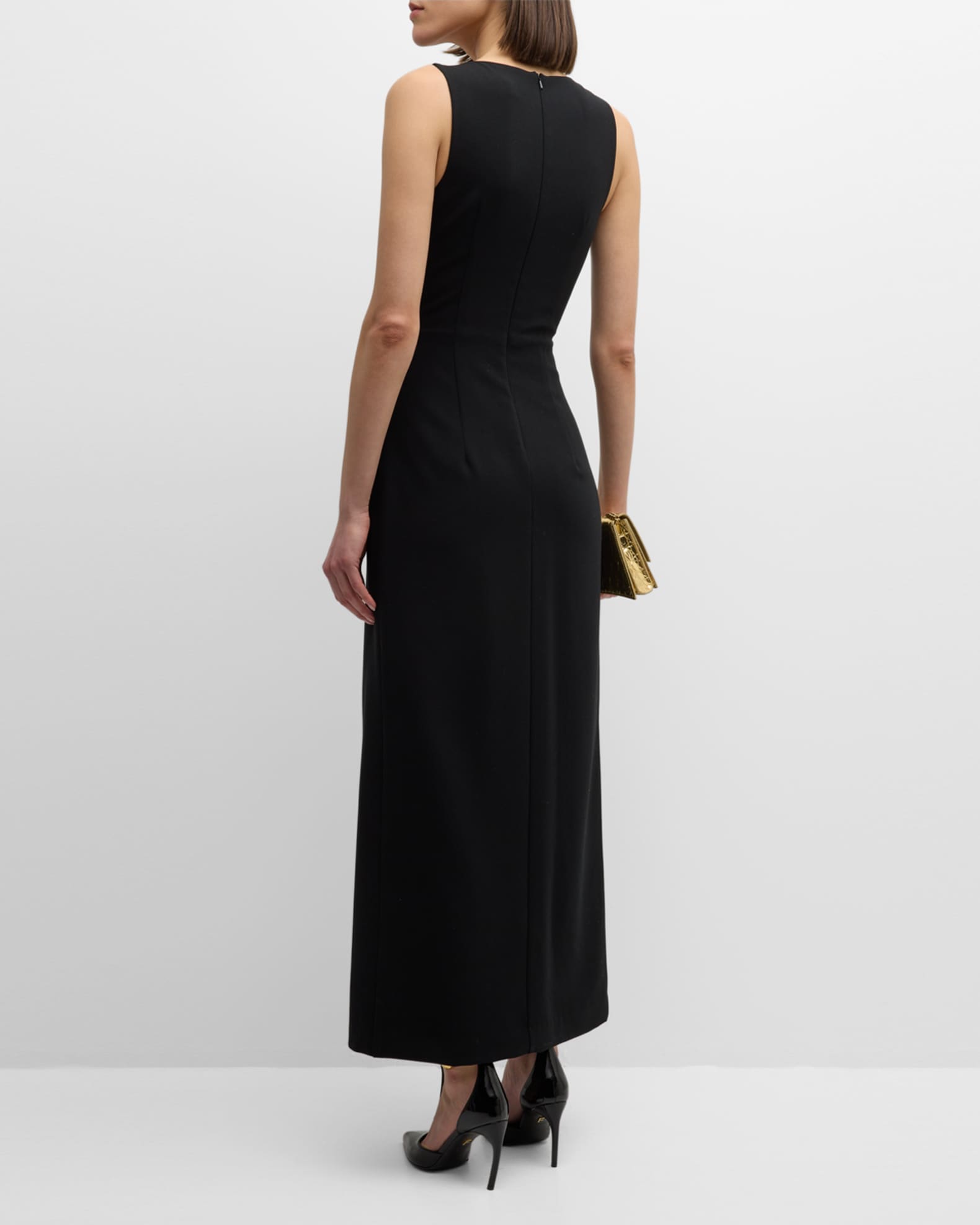 Anna-Kaci Women's Sleeveless Wide Leg Jumpsuit with Tie Shoulder Straps Relaxed Fit Silhouette and Flowing Pants