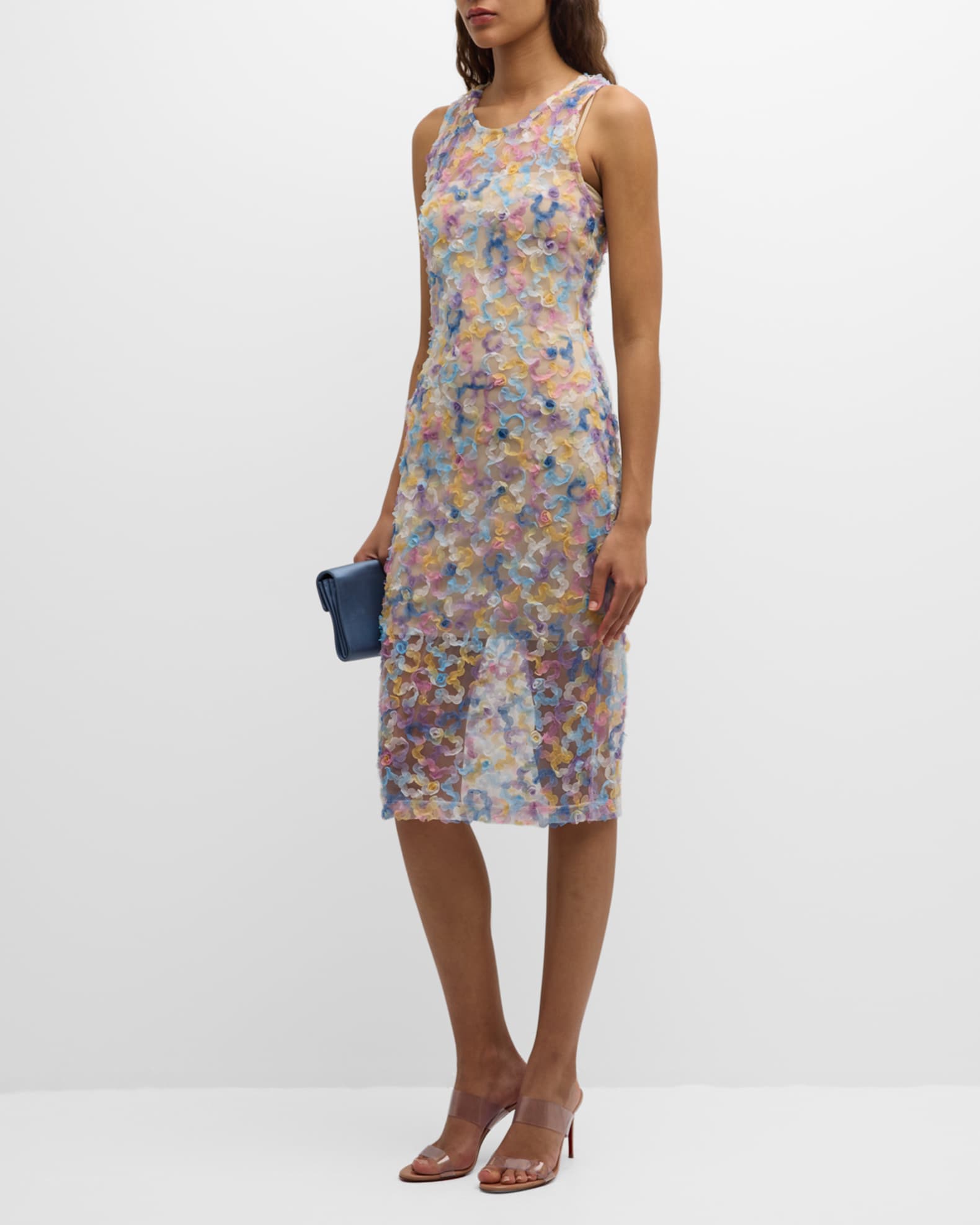 Maddie tulle midi dress outlet