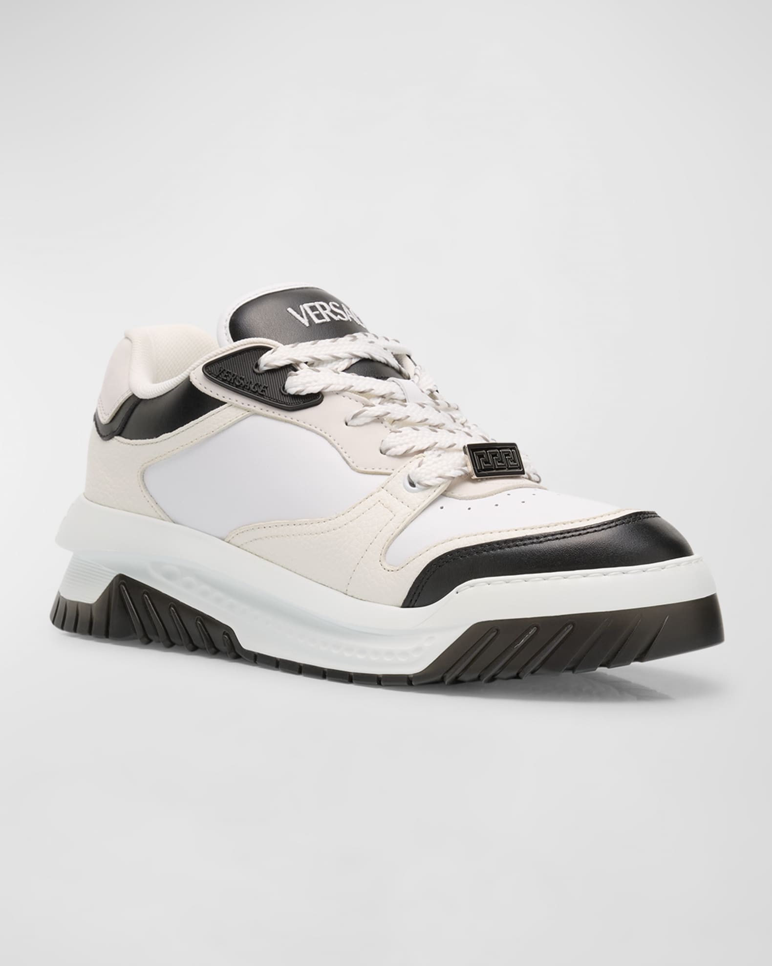 Versace Men s Odissea Leather Low Top Sneakers