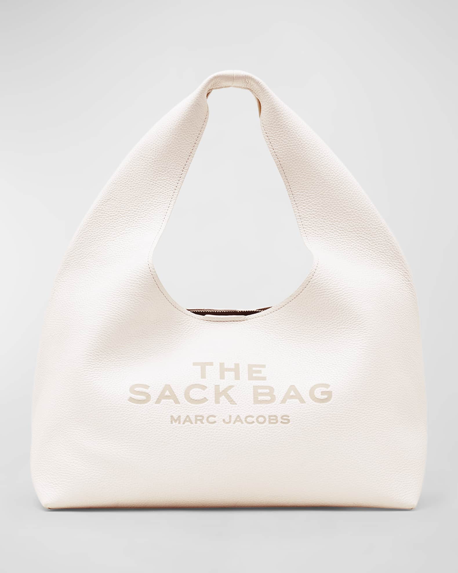 Marc Jacobs White The Sack Bag Tote