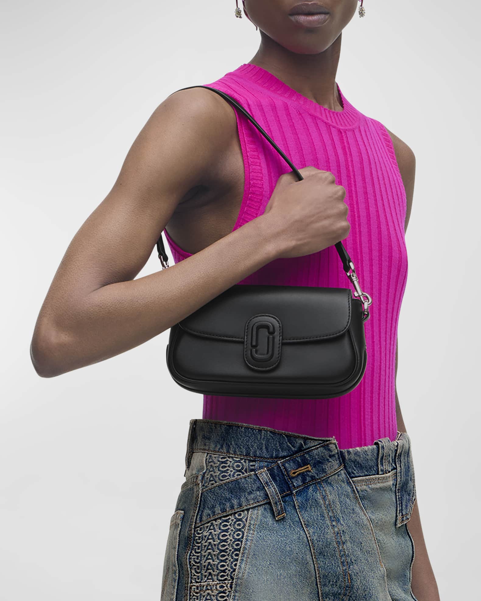 Marc Jacobs Black The Clover Shoulder Bag