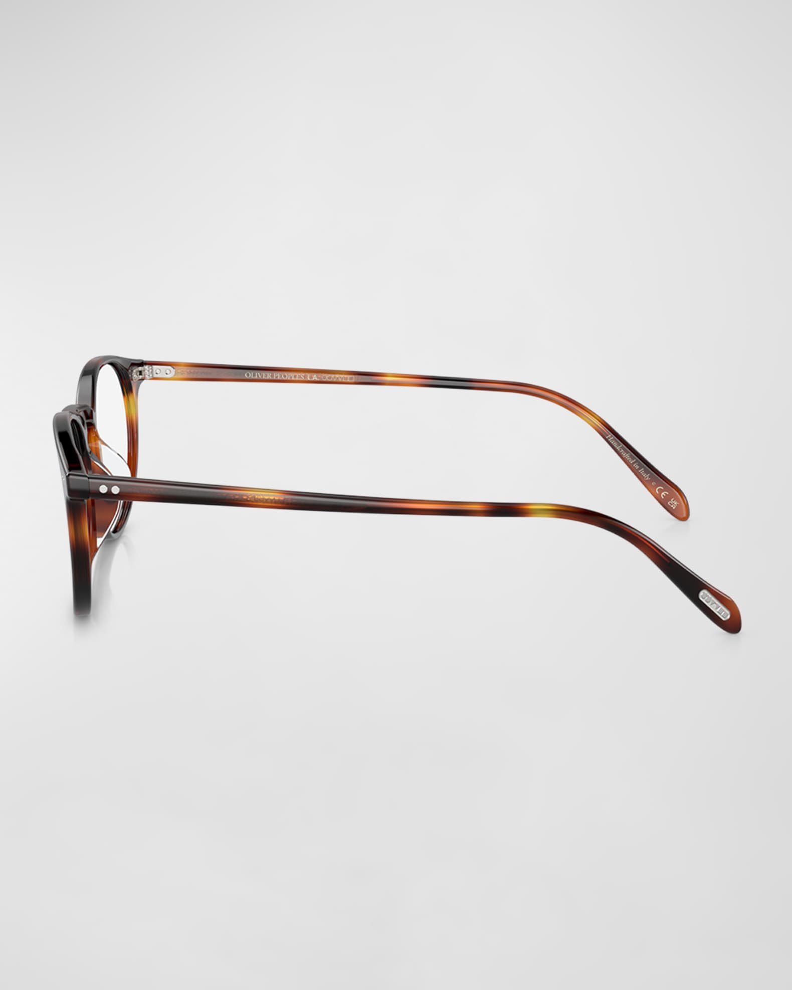 Riley Havana Acetate & Plastic Round Glasses  1