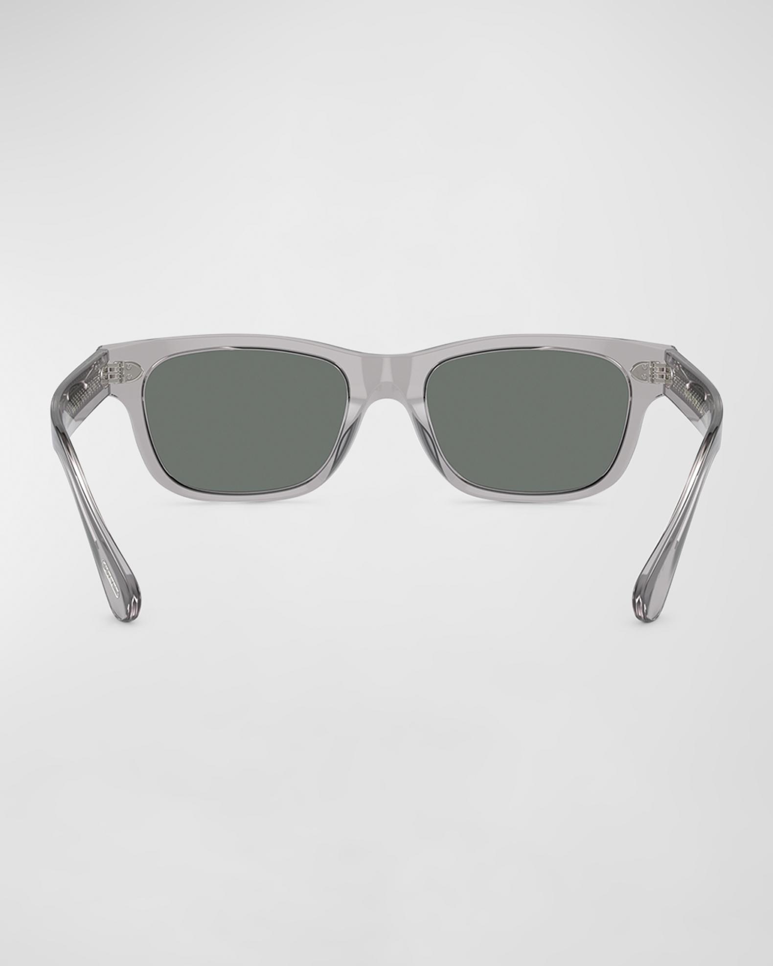 Oliver Peoples x Roger Federer Men's Rosson Sun Acetate Rectangle ...