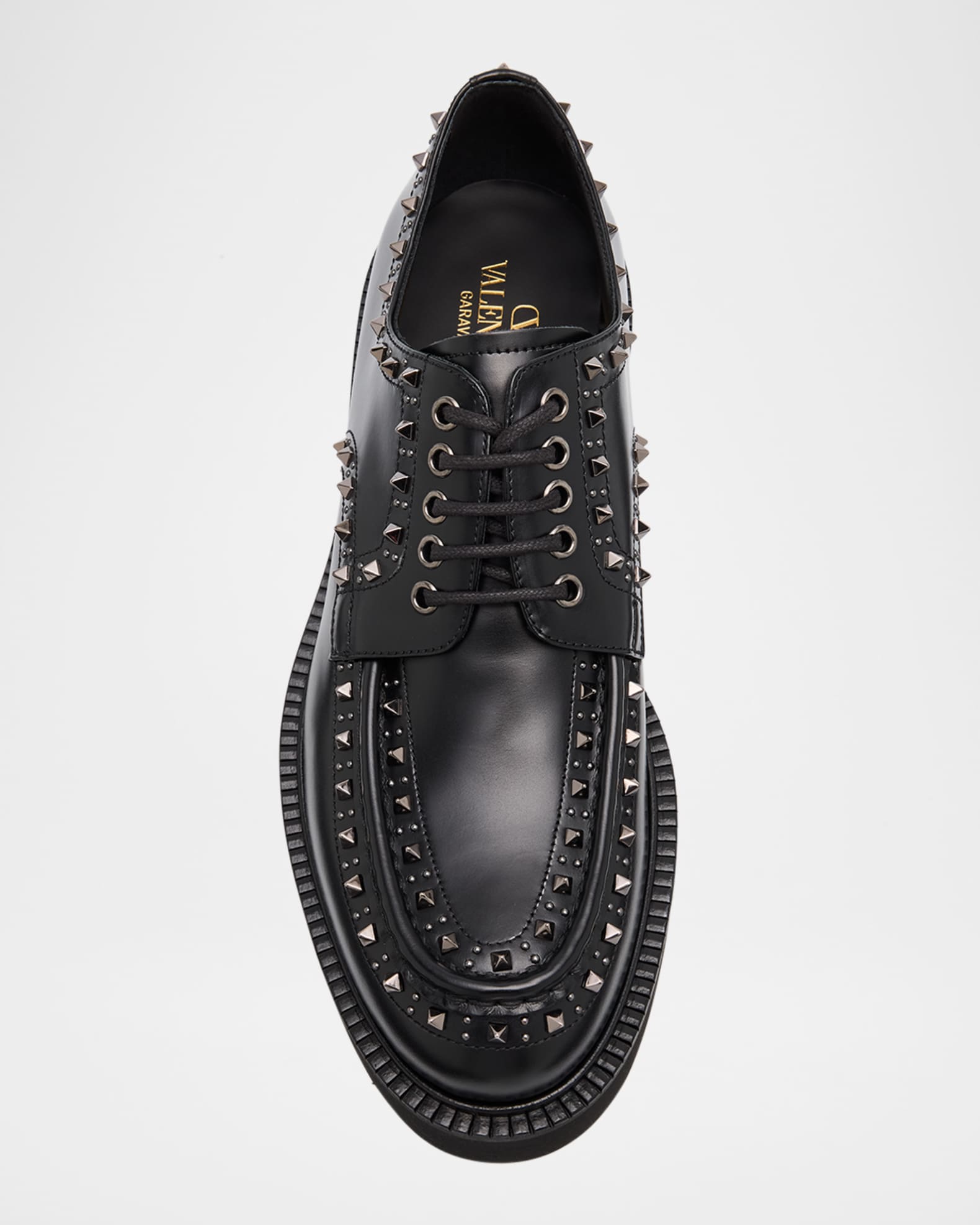 Valentino Garavani Gentleglam Derby Shoe In Calfskin for Man