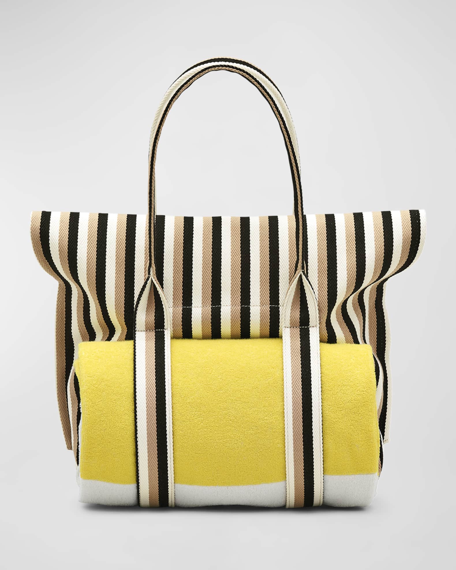 Marc Jacobs The Striped Jacquard Beach Tote Bag | Neiman Marcus