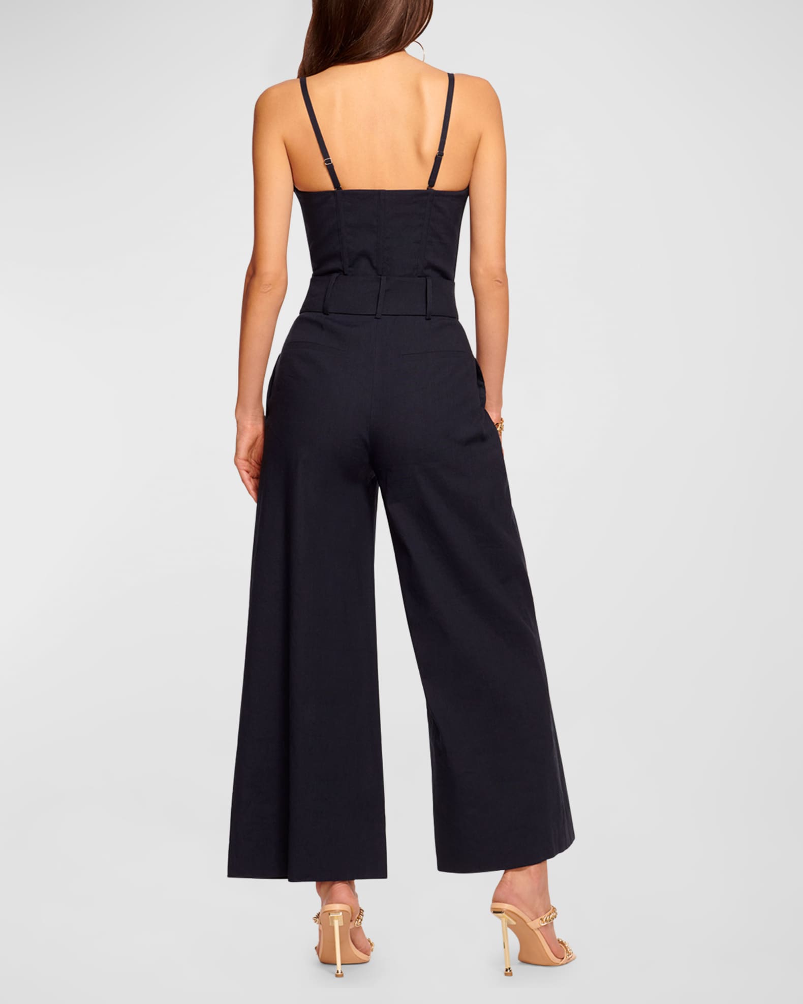Ramy Brook Cropped Delia Jumpsuit | Neiman Marcus