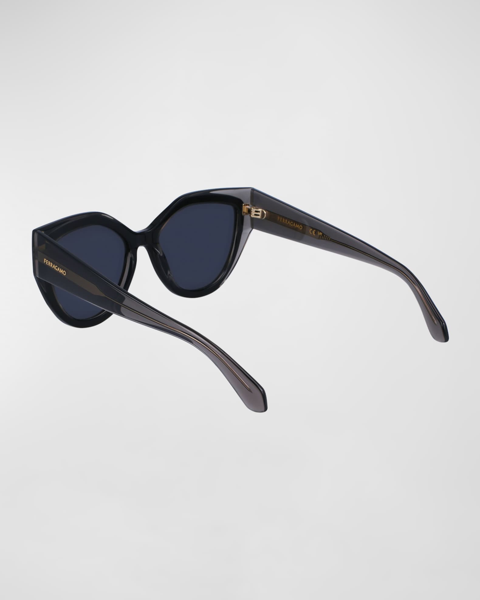 Classic Logo Acetate Cat-Eye Sunglasses  1