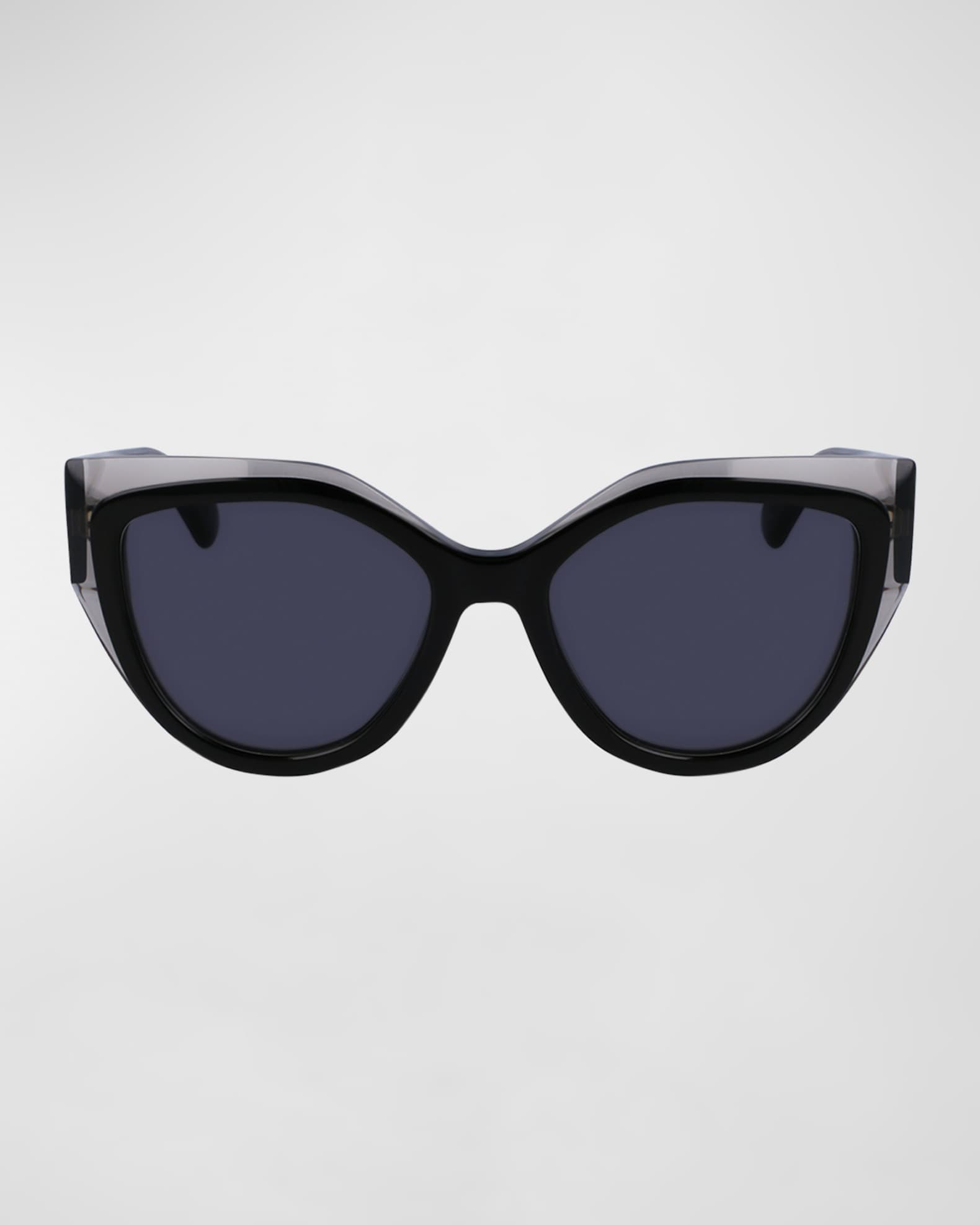Ferragamo Classic Logo Acetate Cat-Eye Sunglasses | Neiman