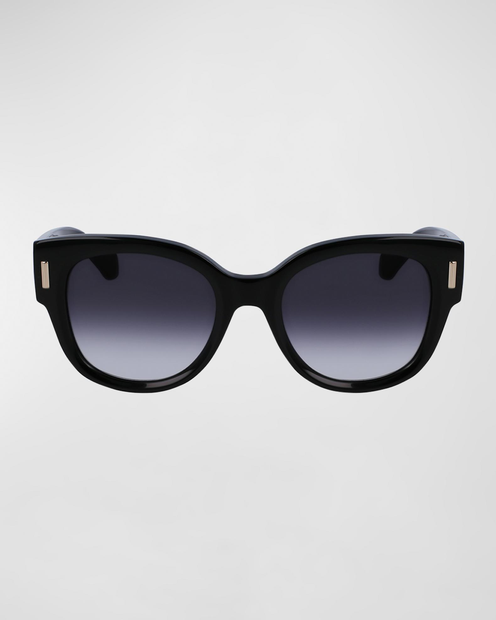 Ferragamo Rivets Acetate Cat-Eye Sunglasses | Neiman Marcus display picture 2