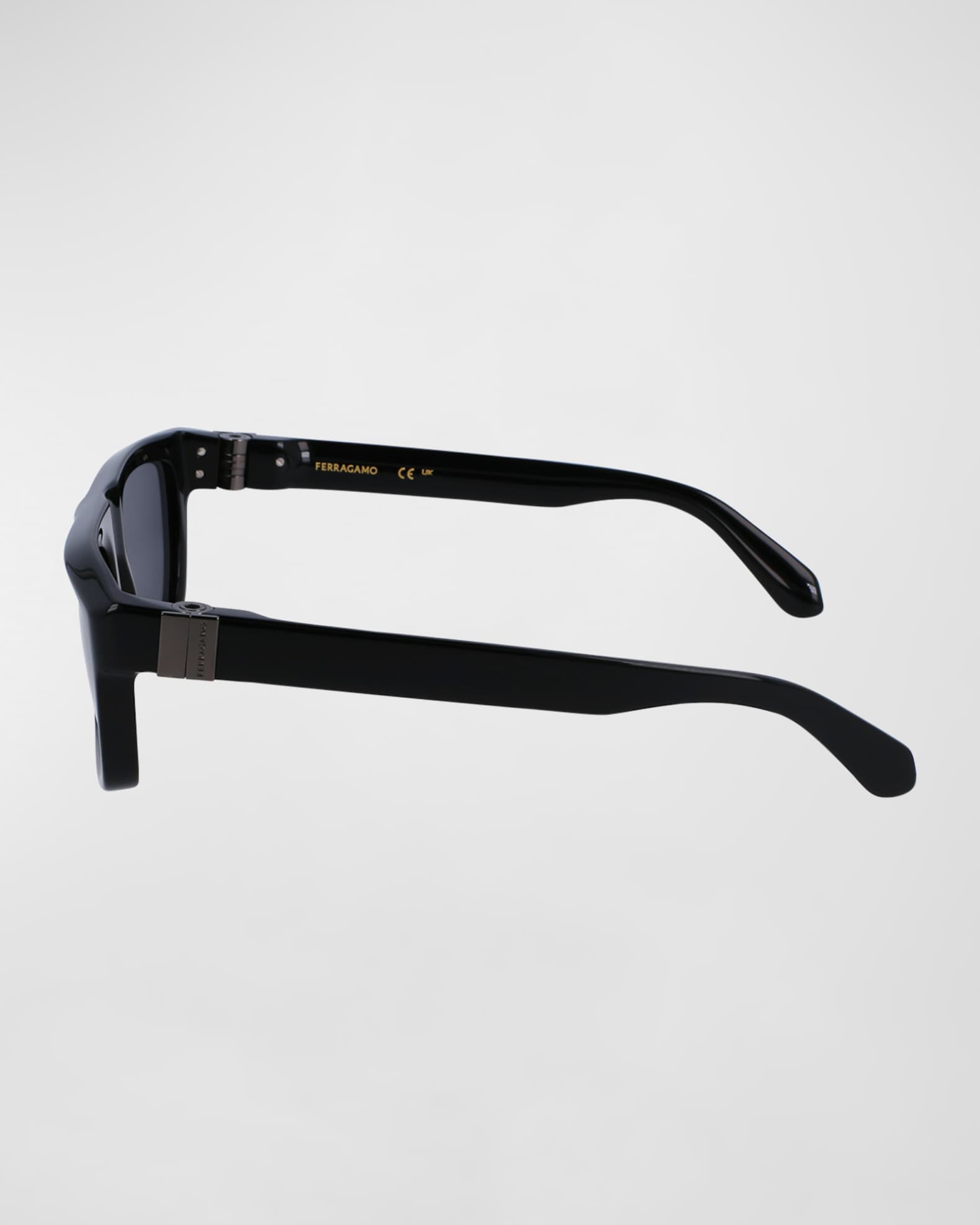 Ferragamo Men's Prisma Acetate Square Sunglasses, 56mm | Neiman Marcus