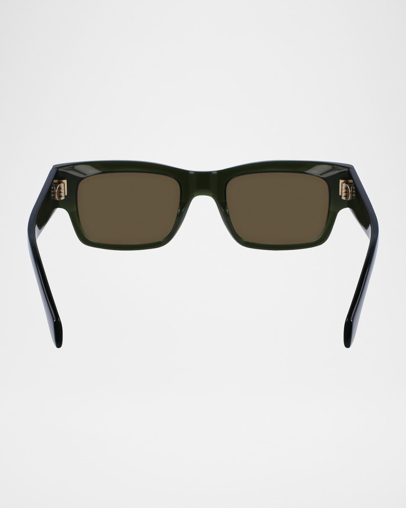 FERRAGAMO Men's Rivets Acetate Rectangle Sunglasses, 53mm | Neiman