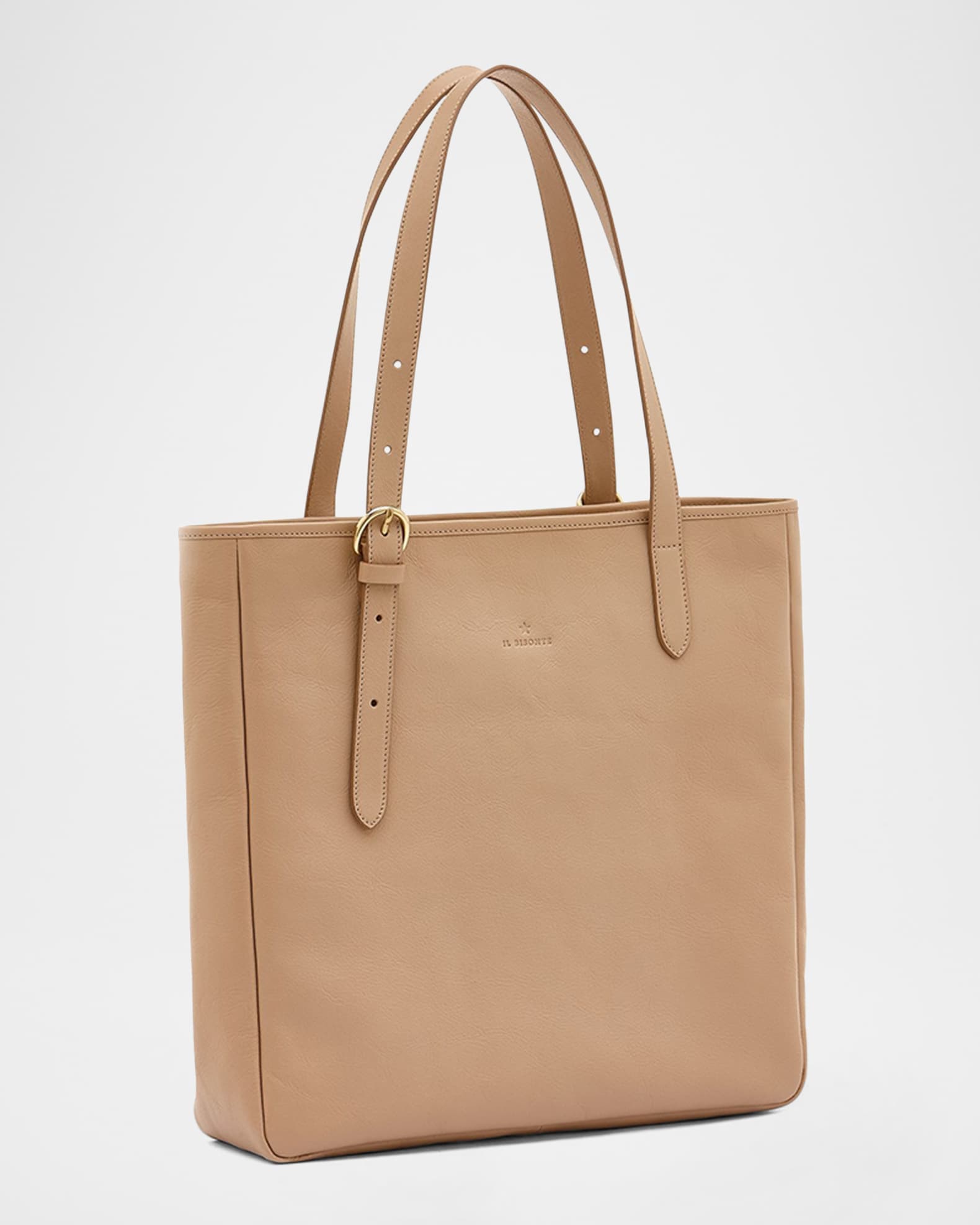 Il Bisonte Novecento North-South Leather Tote Bag | Neiman Marcus