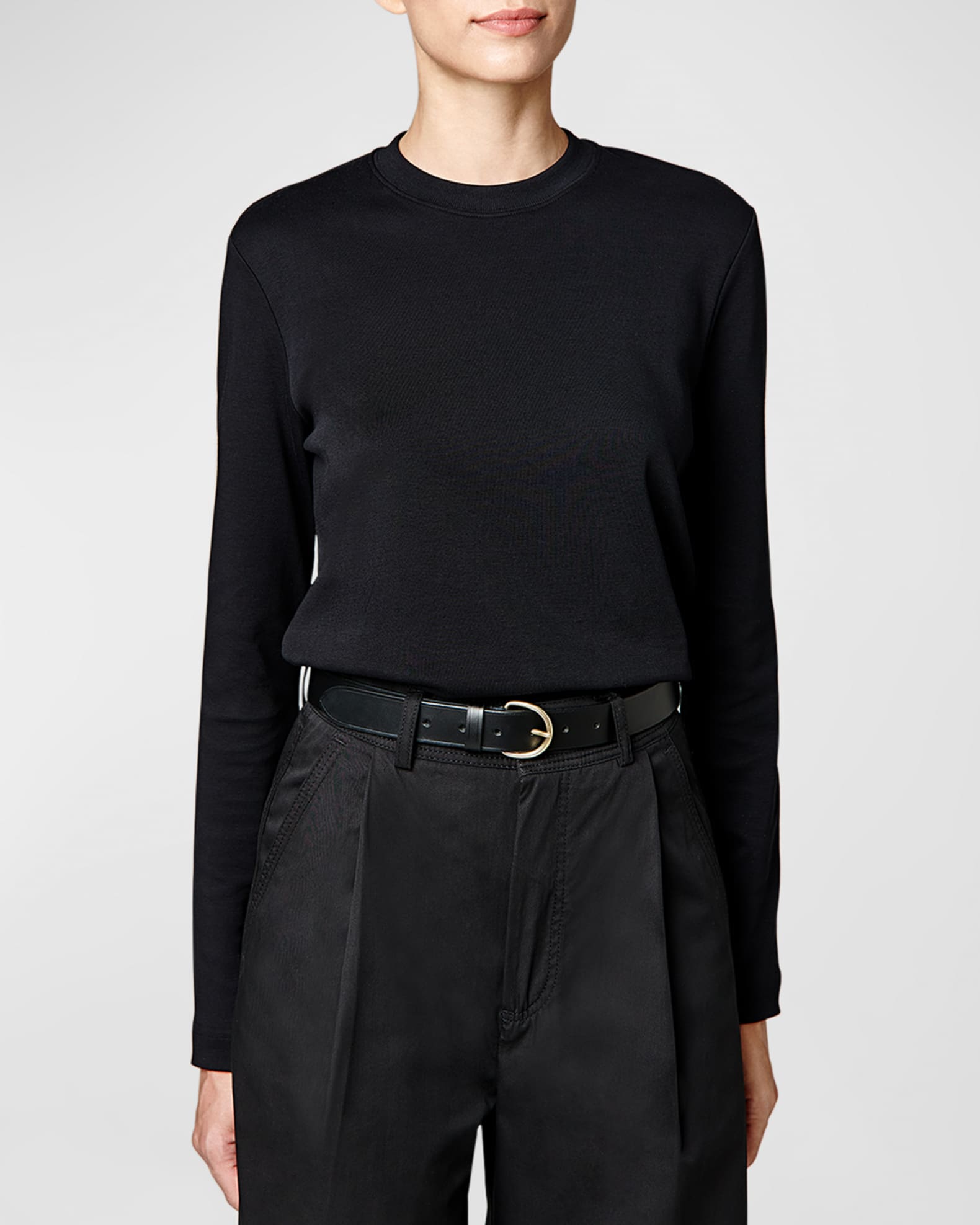 小物 IL BISONTE / leather classic belt Il Bisonte Classic Calf Leather Buckle Belt | Neiman Marcus