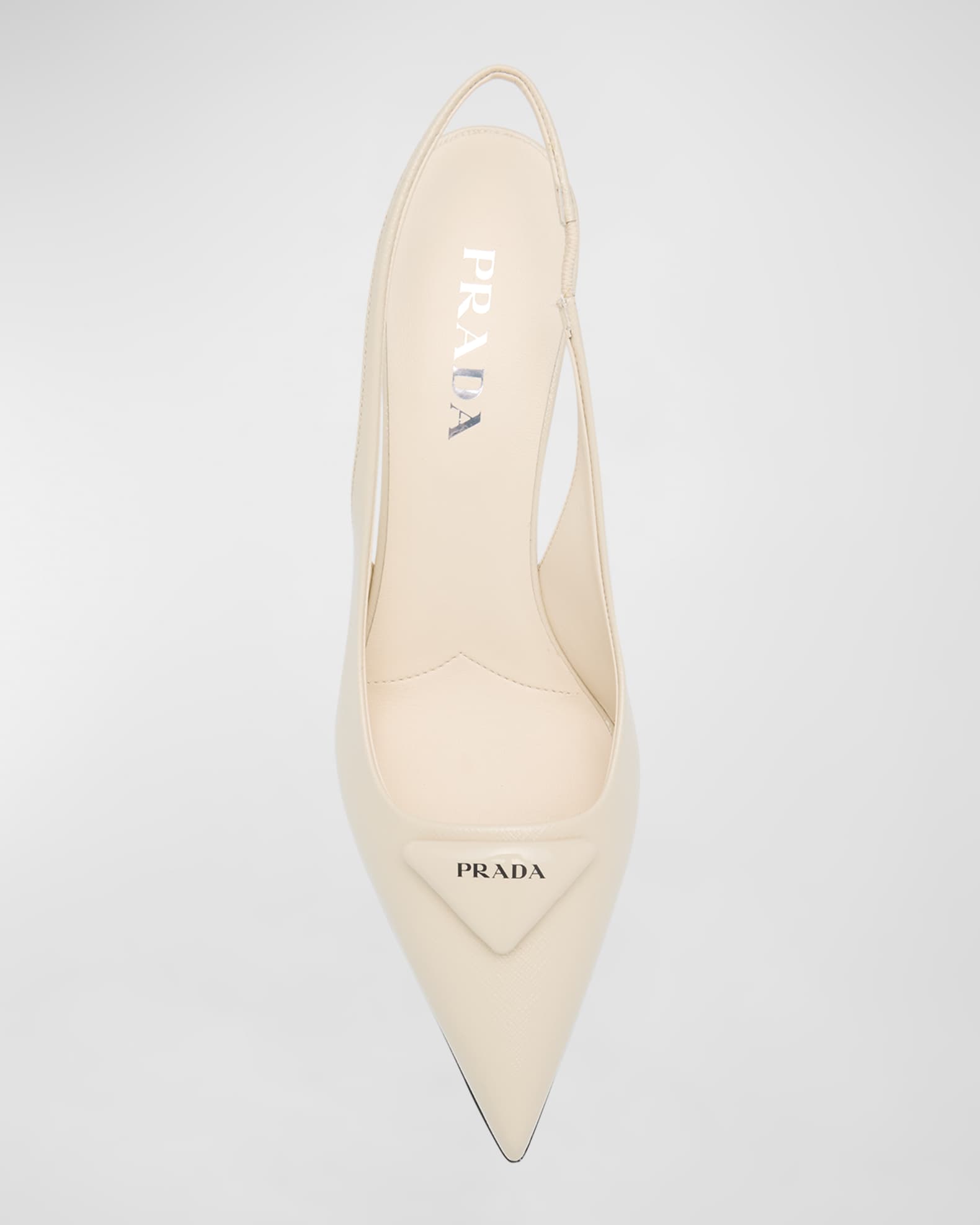 【関税&送料込】Prada Decollete Slingback In Vernice Prada Vernice Leather Slingback Pumps | Neiman Marcus