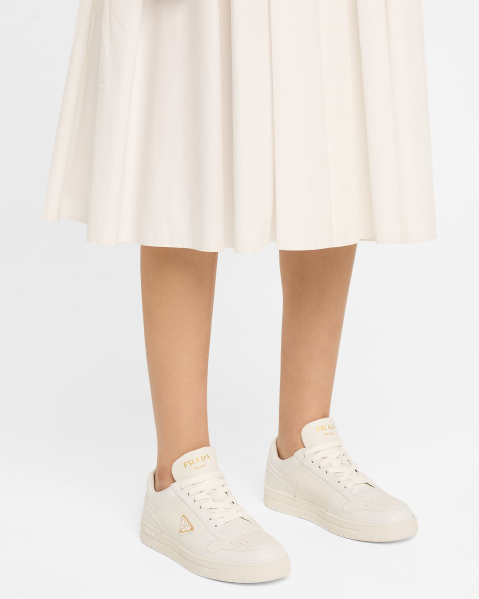 Downtown Leather Low-Top Sneakers 1