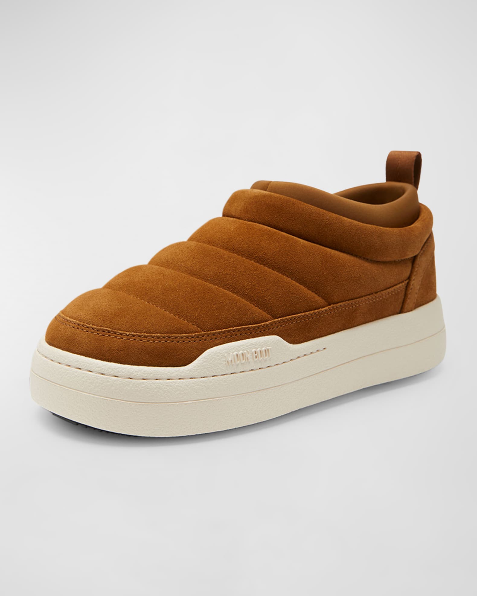 Park Quilted Suede Low Booties 1