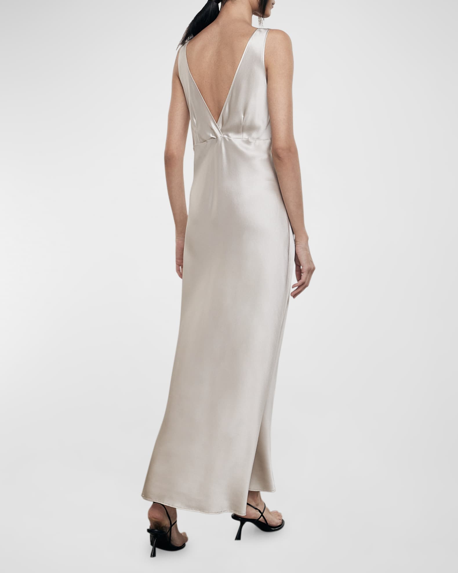 Silk Satin Nuit Maxi Dress 1