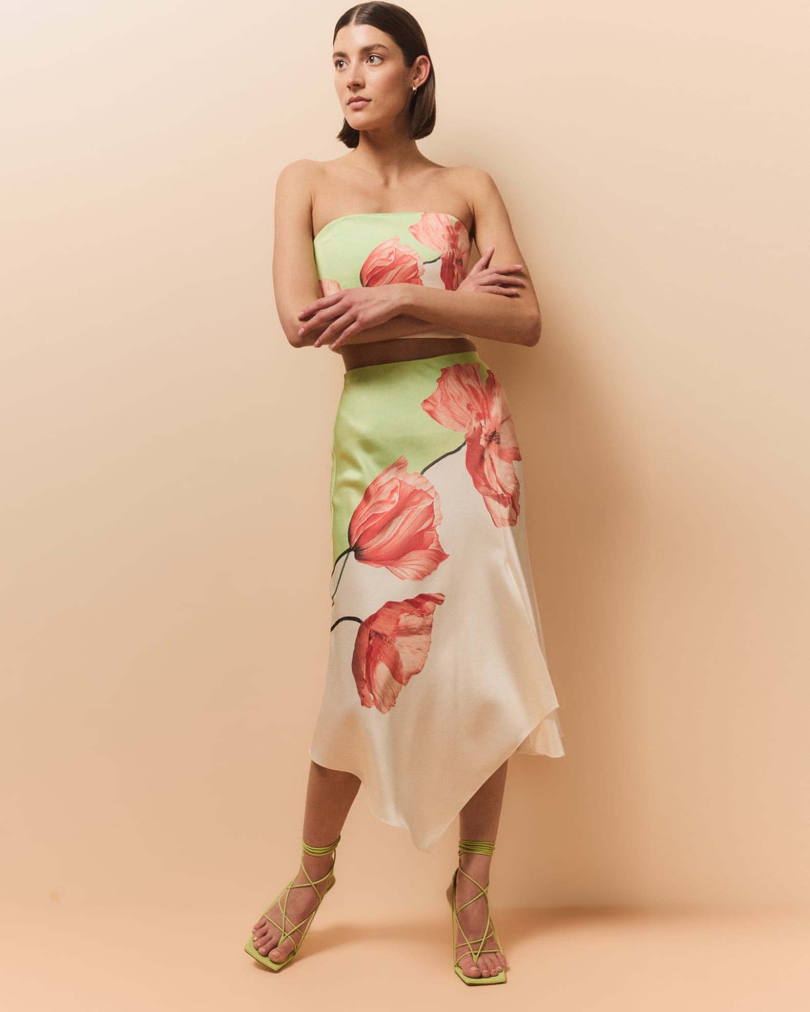 Floral Ceresi Bandeau Top  1