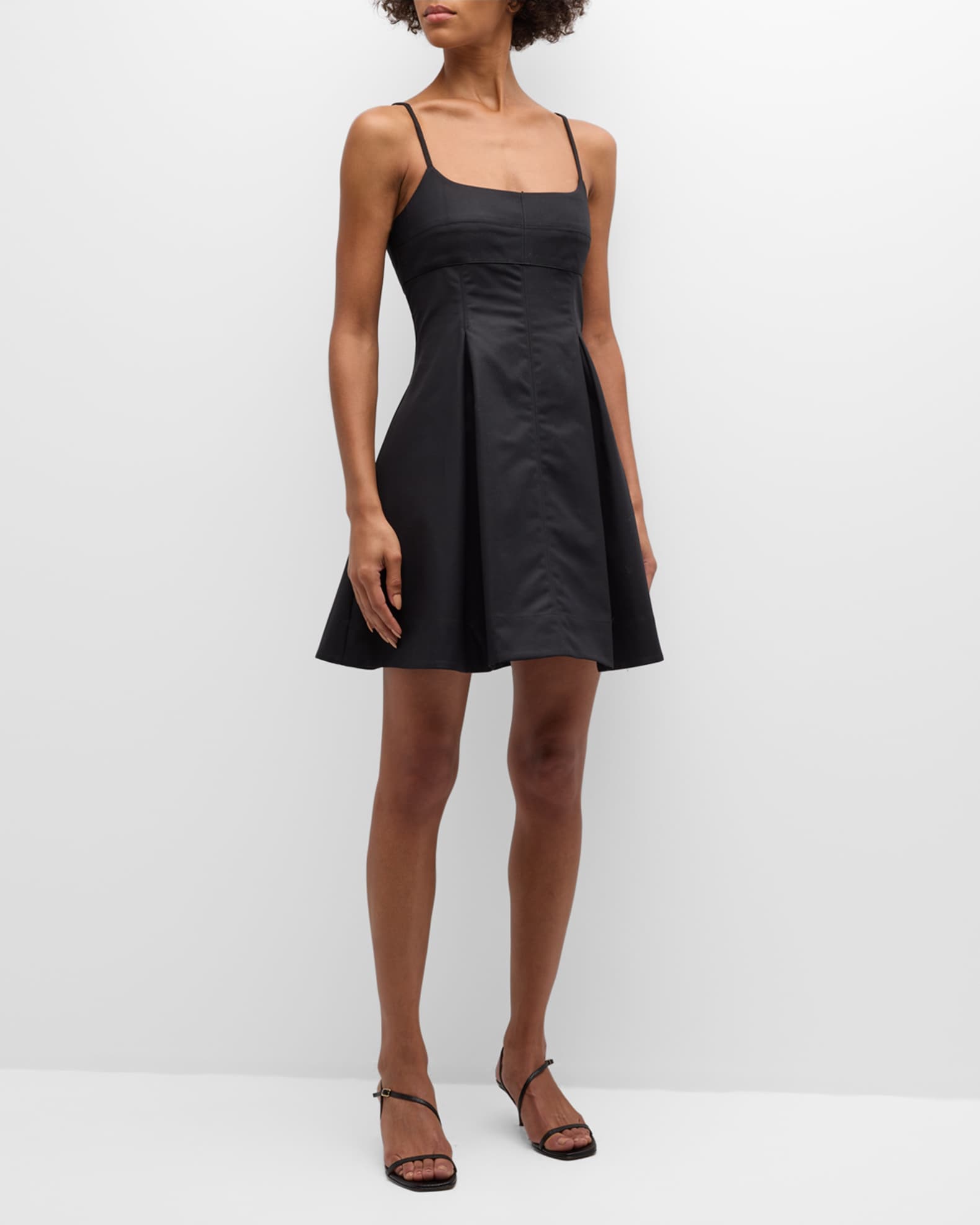 Spaghetti Strap Cotton Mini Dress
