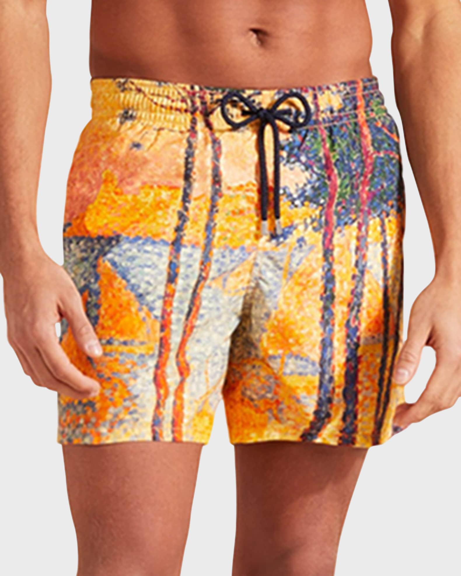 Men's Impressionist Swim Trunks 1