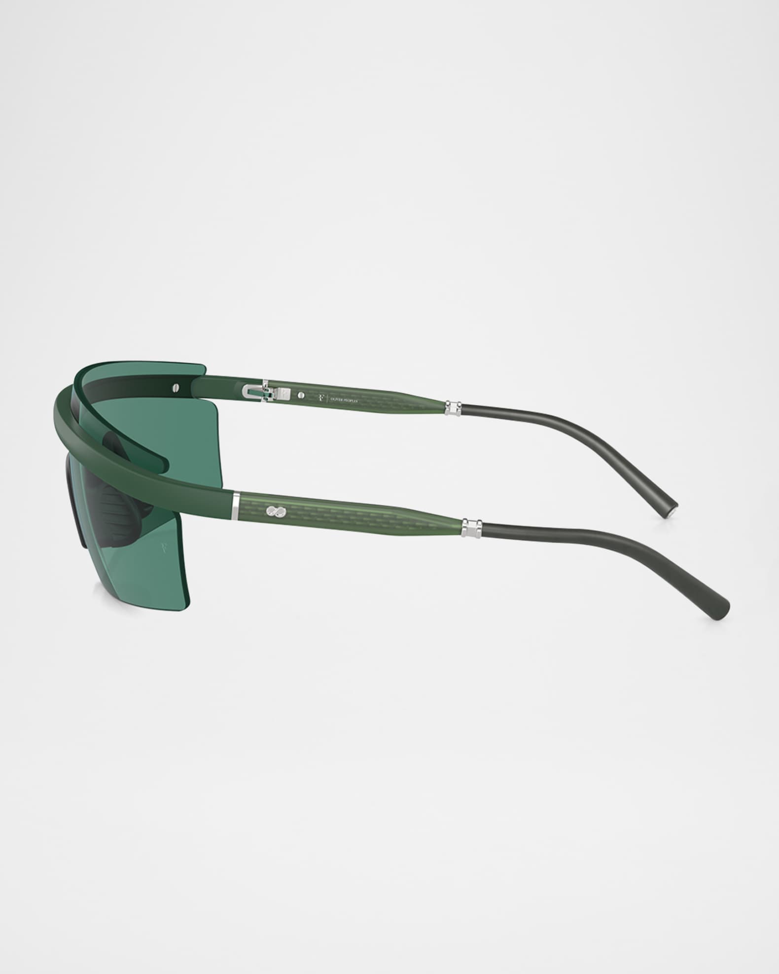 Oliver Peoples x Federer Men's R-4 Plastic Shield Sunglasses