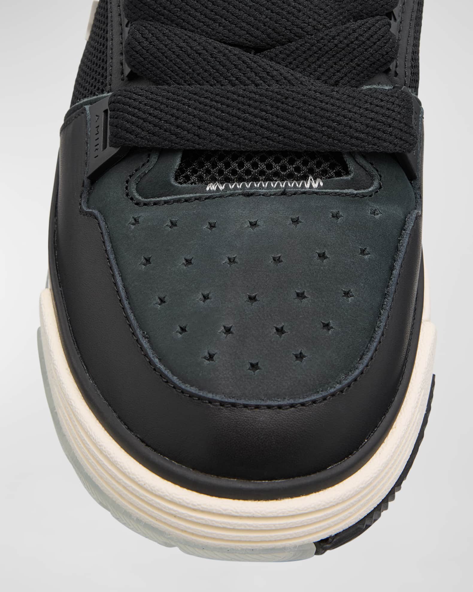 スニーカー AMIRI Black Leather And Fabric Ma-1 Sneakers AMIRI AMIRI MA1 SNEAKERS IN LEATHER AND FABRIC - Casual