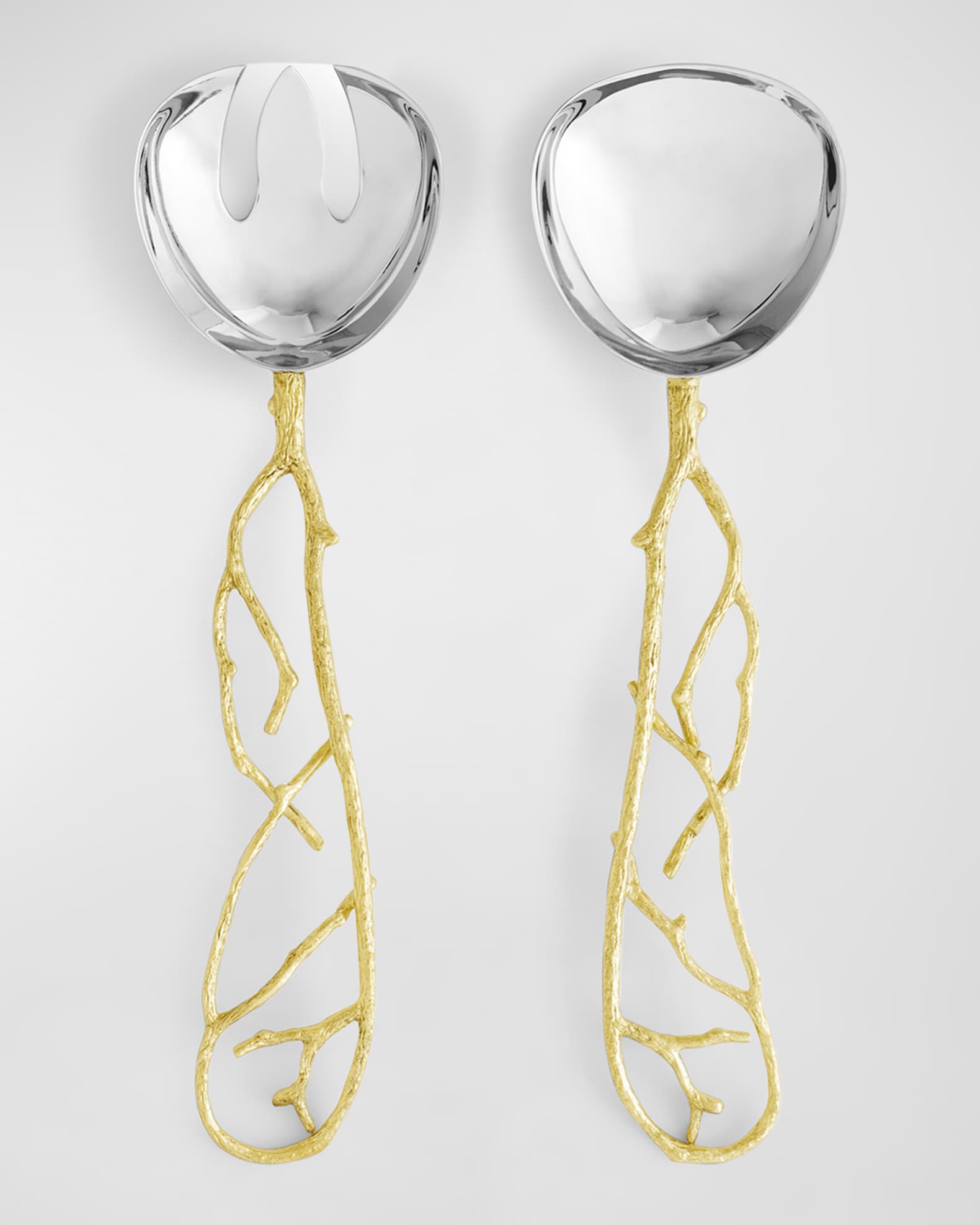 Butterfly Ginkgo White & Gold Serving Set 0