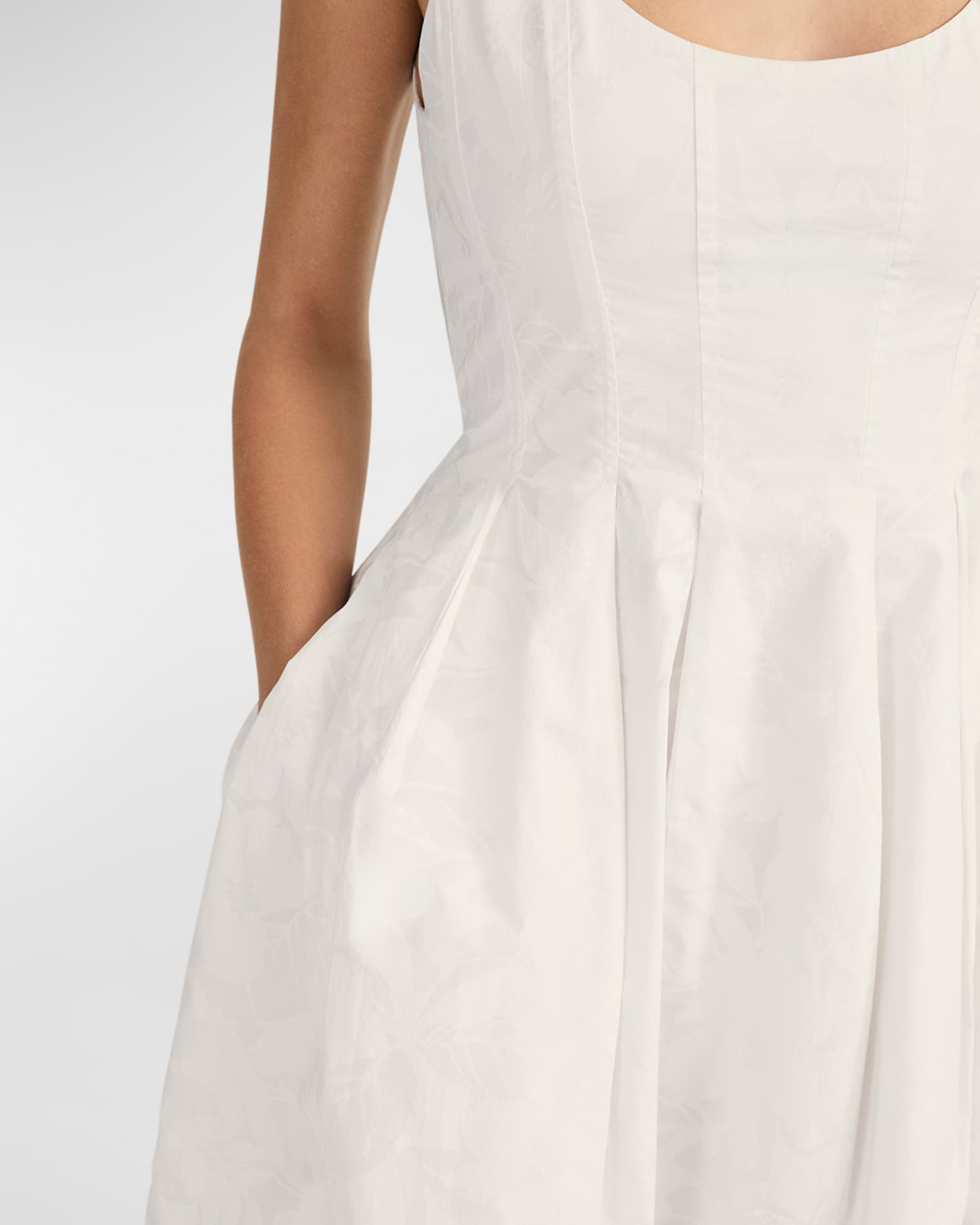 Jade Sleeveless Bubble Hem Dress