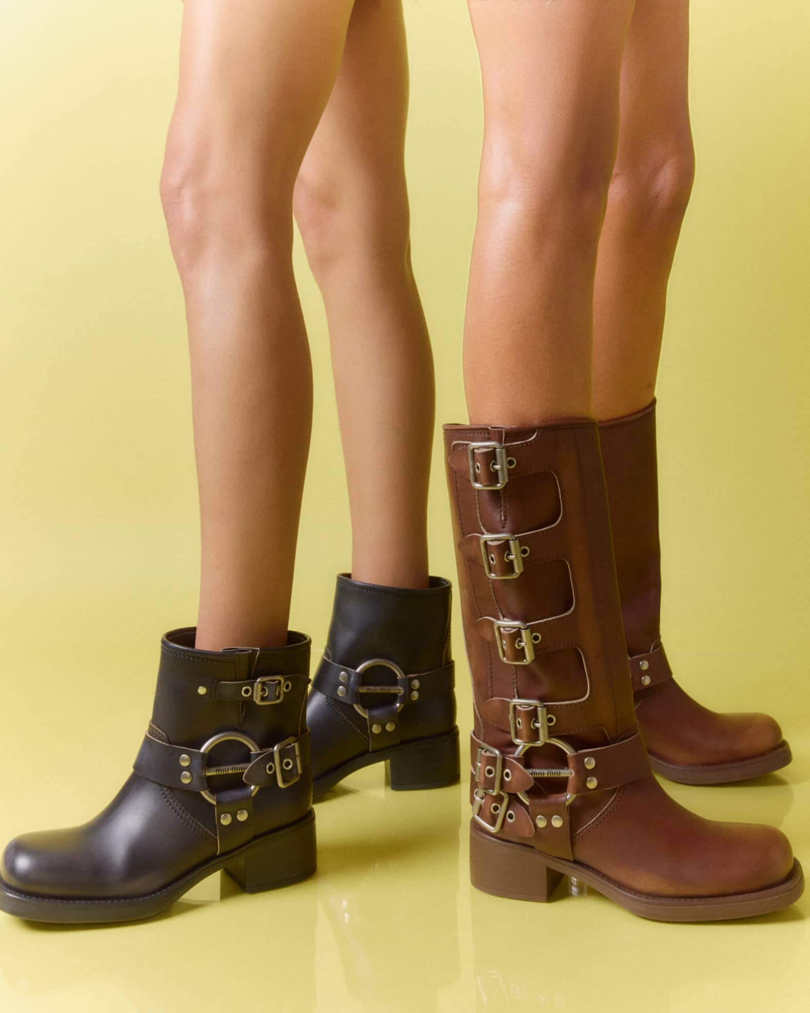 Leather biker ankle boots with bejewelled straps online