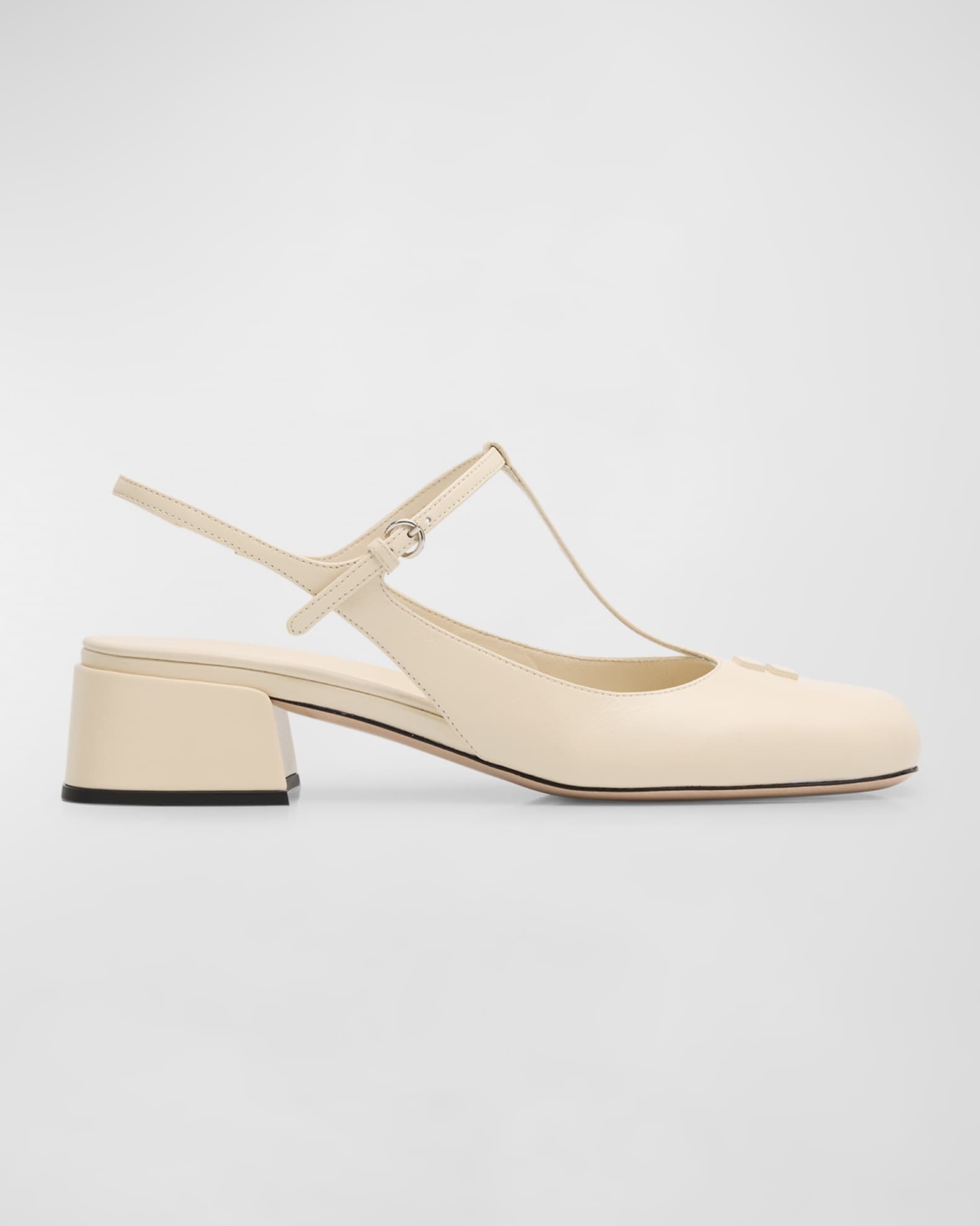 Leather t strap pumps hot sale
