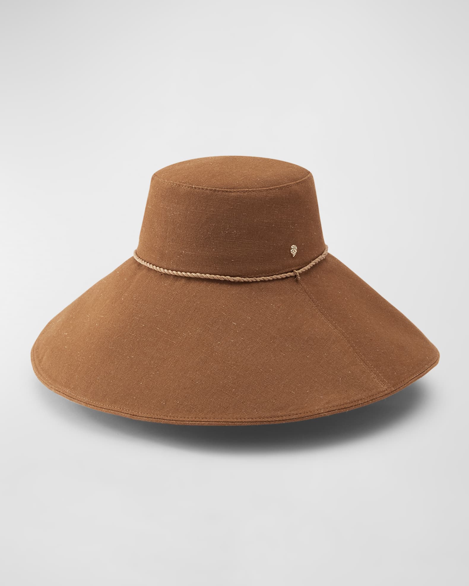 Wide Cotton Bucket with Raffia Tassels 0