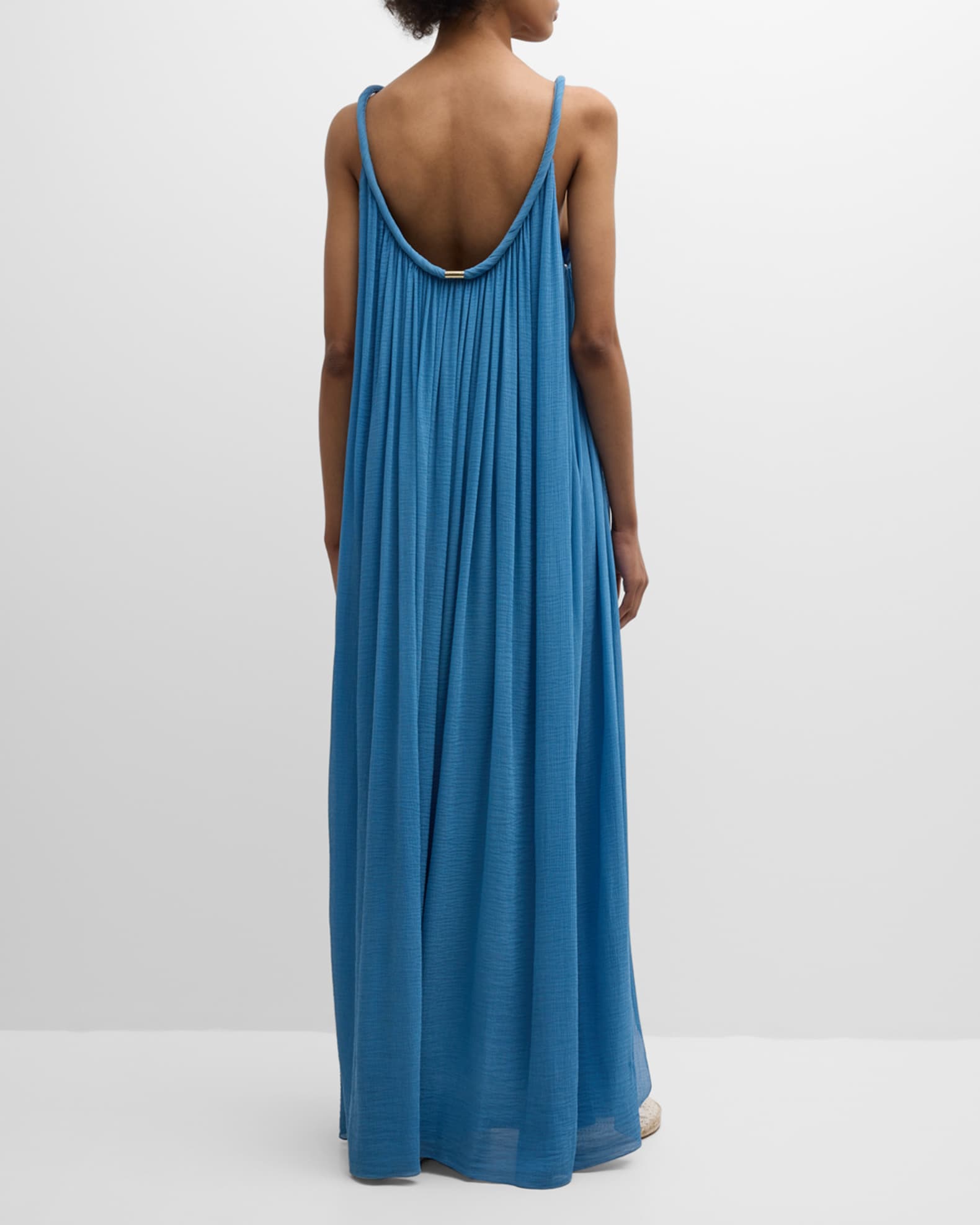 Chloe Stripe Button Back Maxi Tank Dress main image 0