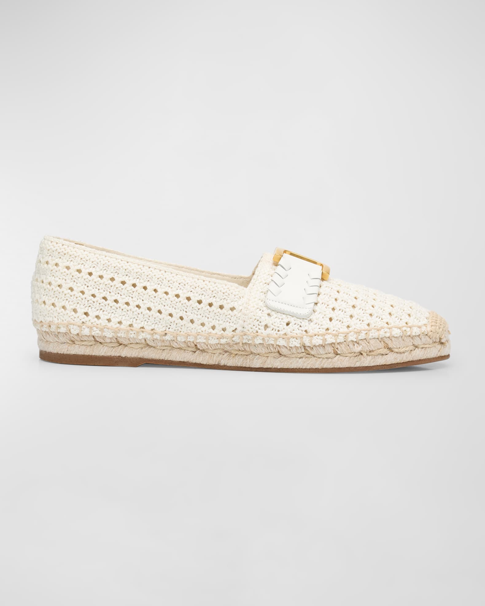 Chloe x High Summer Marcie Crochet Buckle Espadrilles