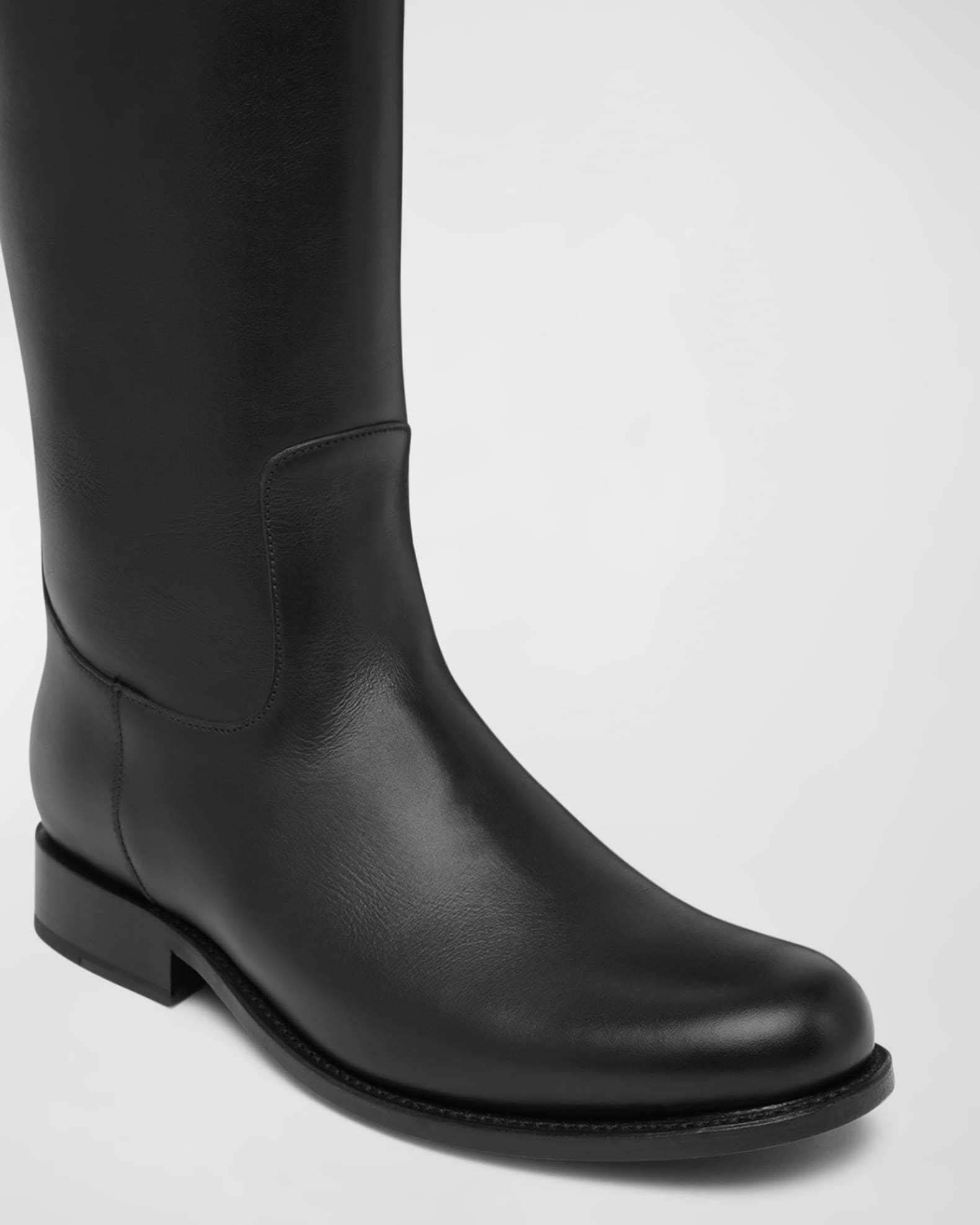 Medusa Leather Riding Boots